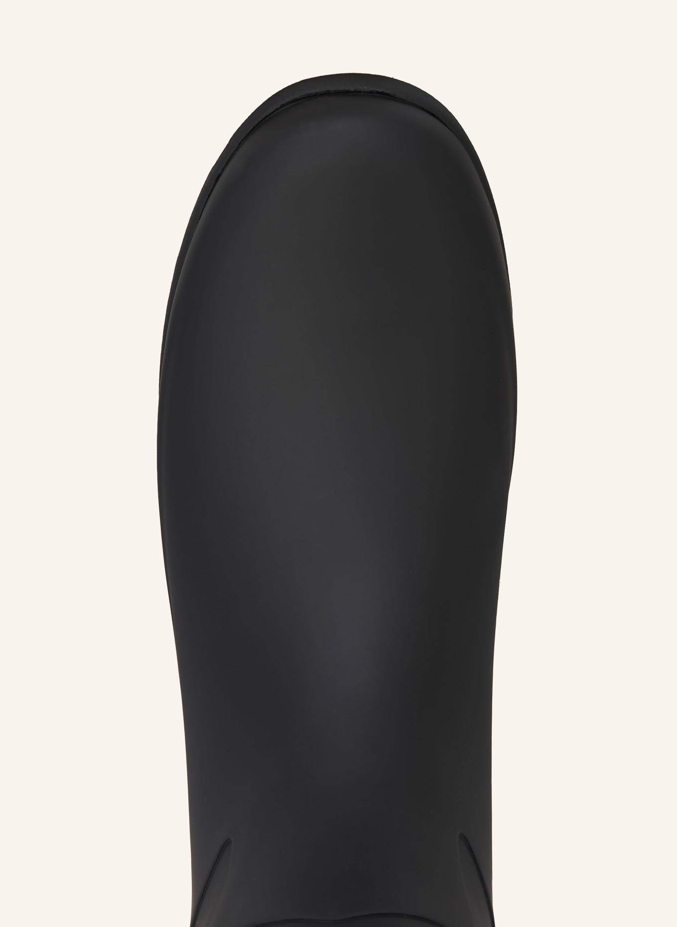 HUNTER REFINED GOLD TRIM TALL rubber boots: BLACK / CREAM / RED