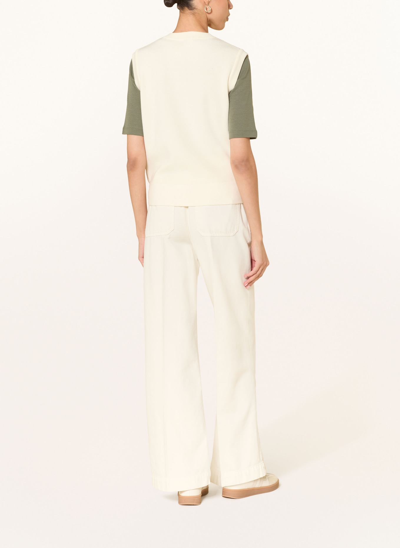 BOGNER Peřová vesta ZIRA z kombinace materiálů: REŽNÁ