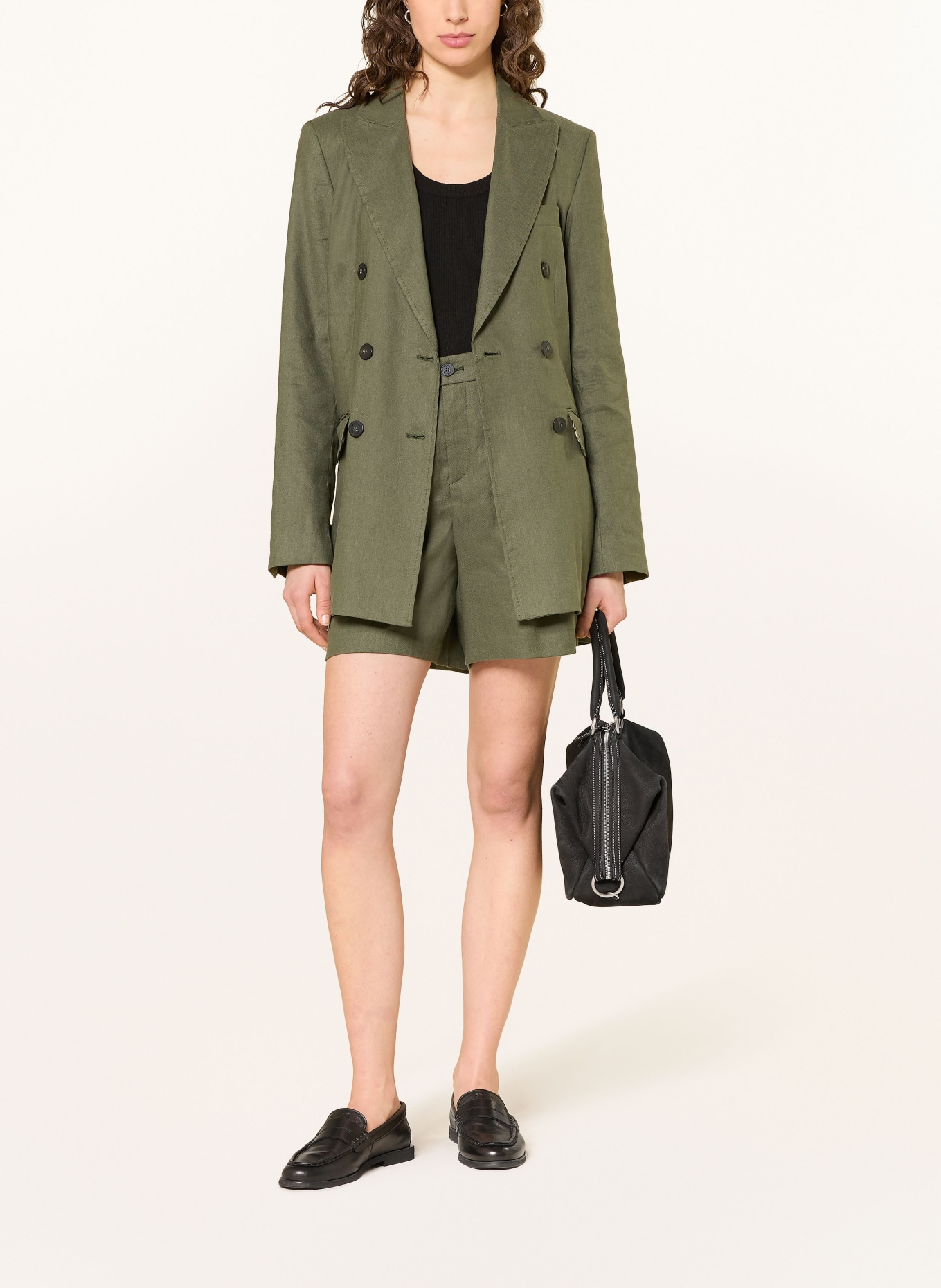 BOGNER Blazer HILLARY avec lin: GROEN