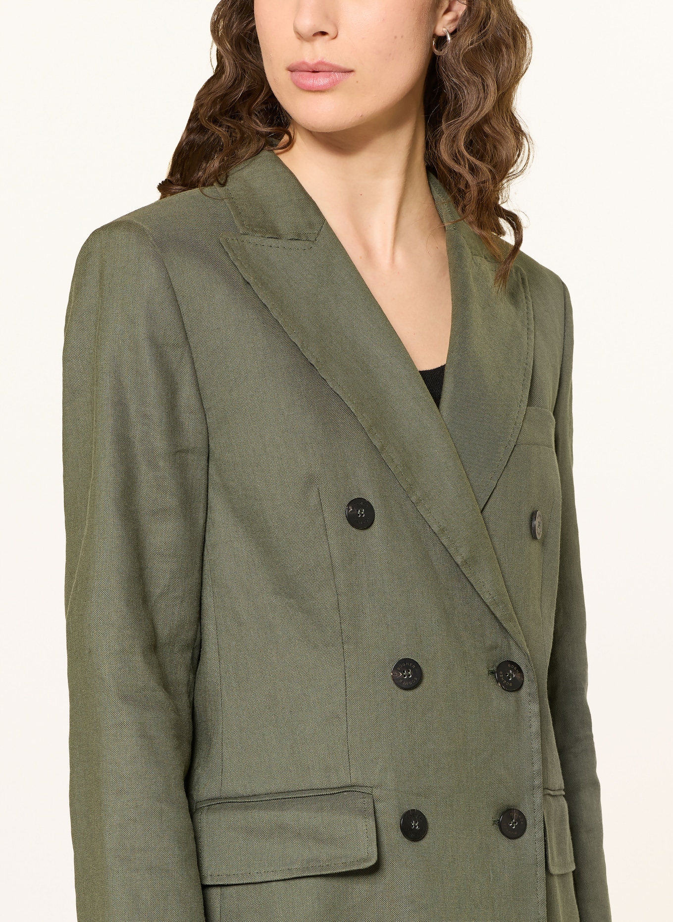 BOGNER Blazer HILLARY avec lin: GROEN