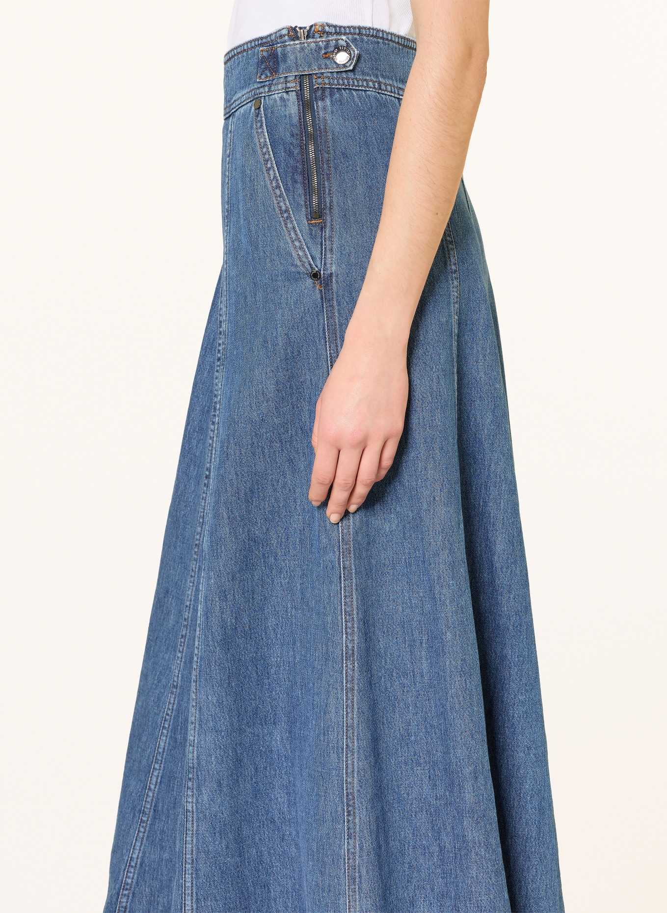 BOGNER Jeansrock NAILA: BLAU