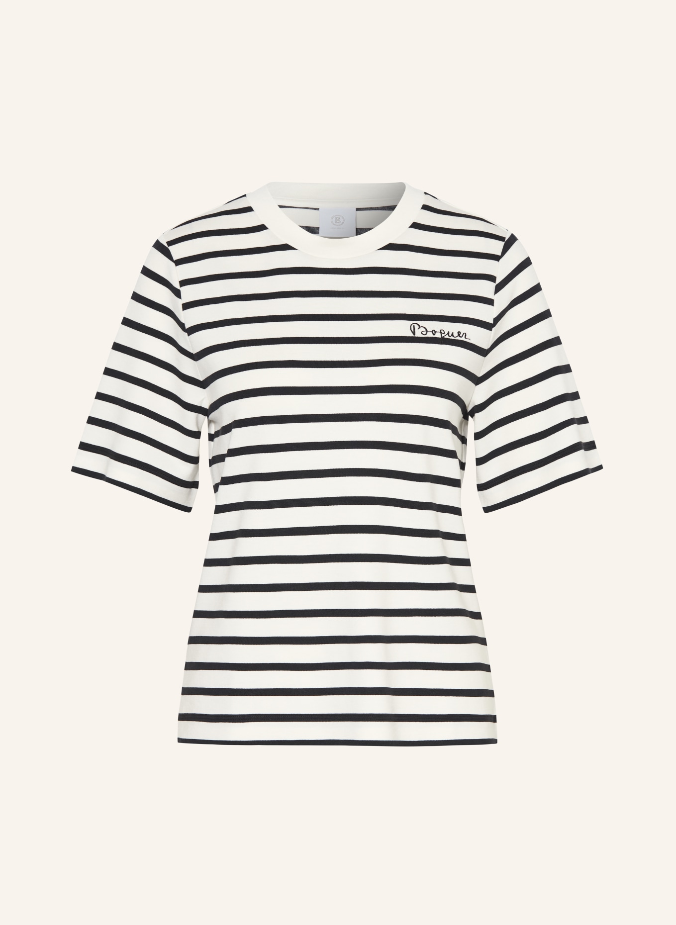 BOGNER Tričko RACHEL: KRÉMOVÁ / ČERNÁ