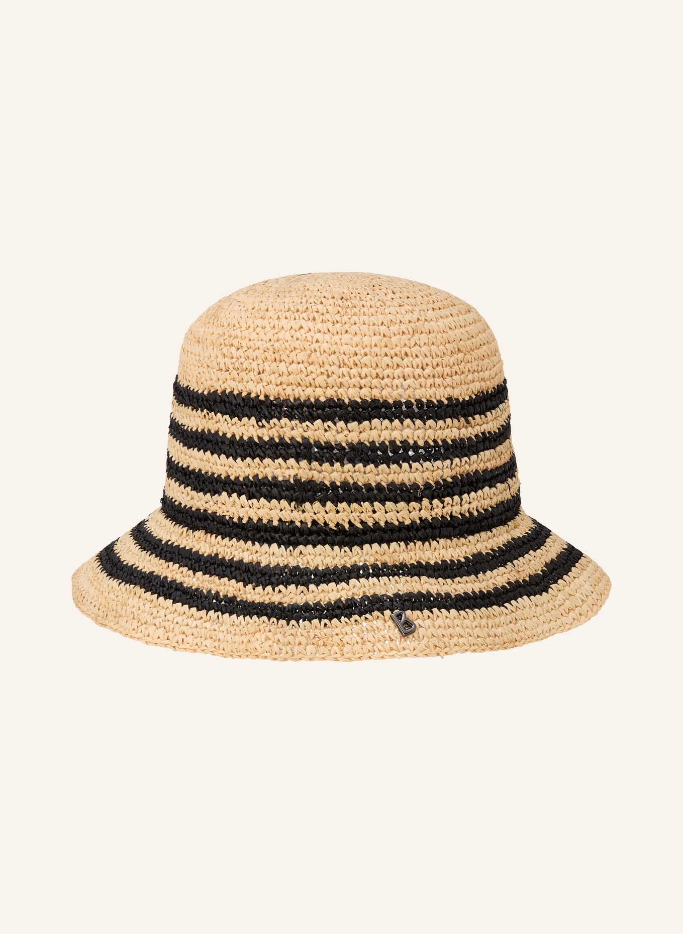 BOGNER MOMO Bucket Hat: LIGHT BROWN / BLACK