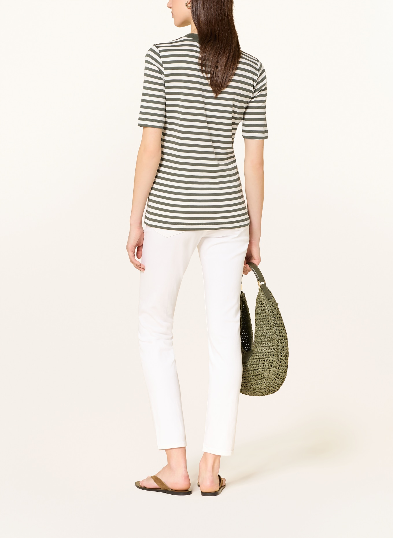 BOGNER T-shirt NIKINI: VERT / BLANC