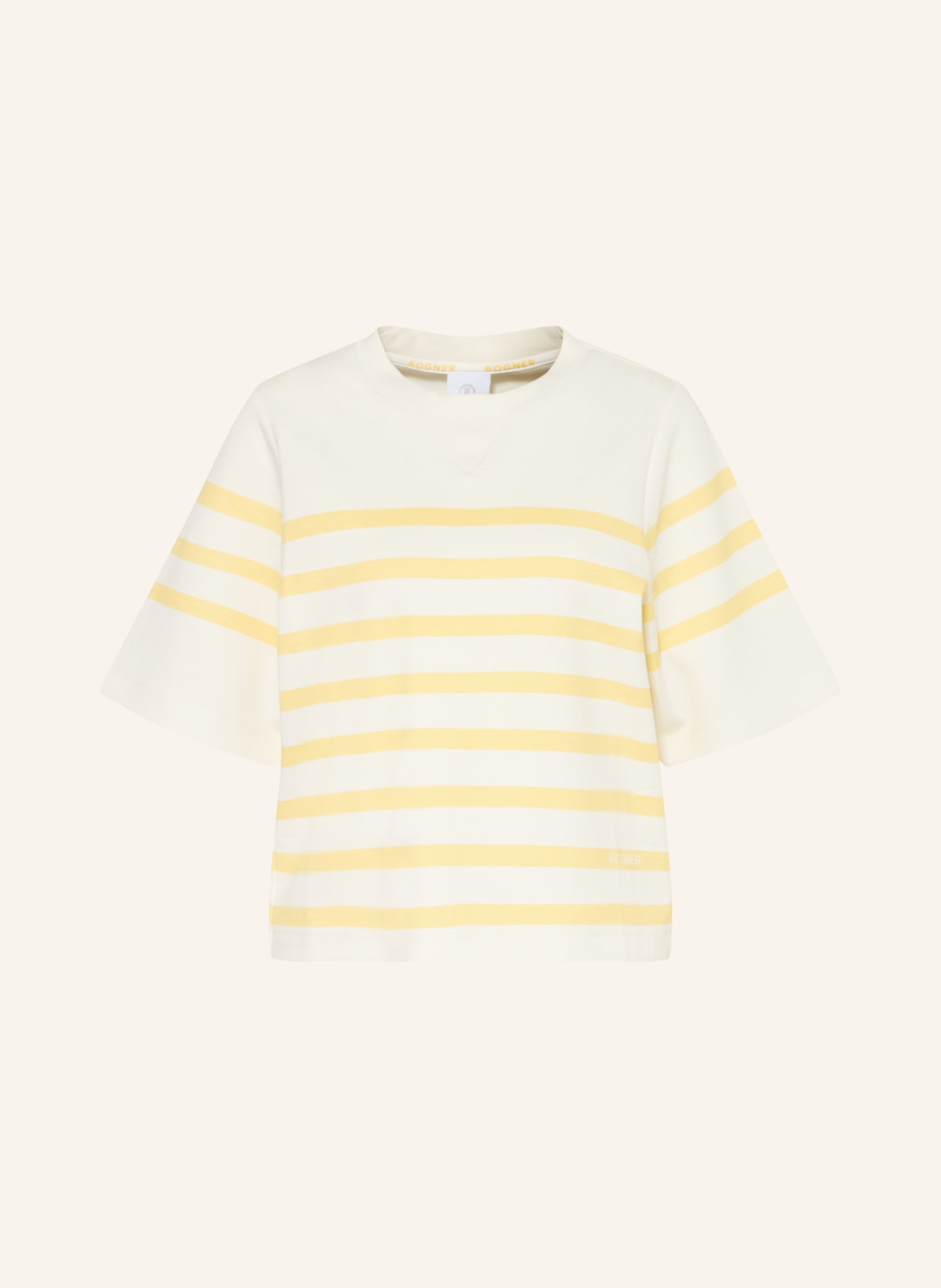 BOGNER Oversized tričko STACEY: REŽNÁ / TMAVĚ ŽLUTÁ