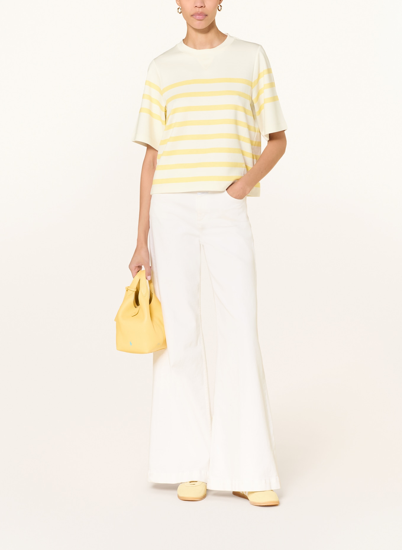 BOGNER Oversized tričko STACEY: REŽNÁ / TMAVĚ ŽLUTÁ