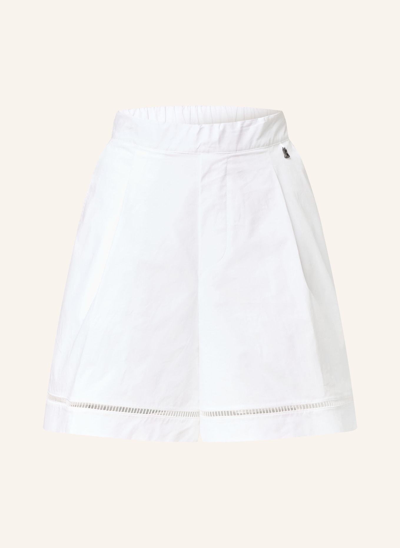 BOGNER Shorts SUNNY mit Lochspitze: WEISS