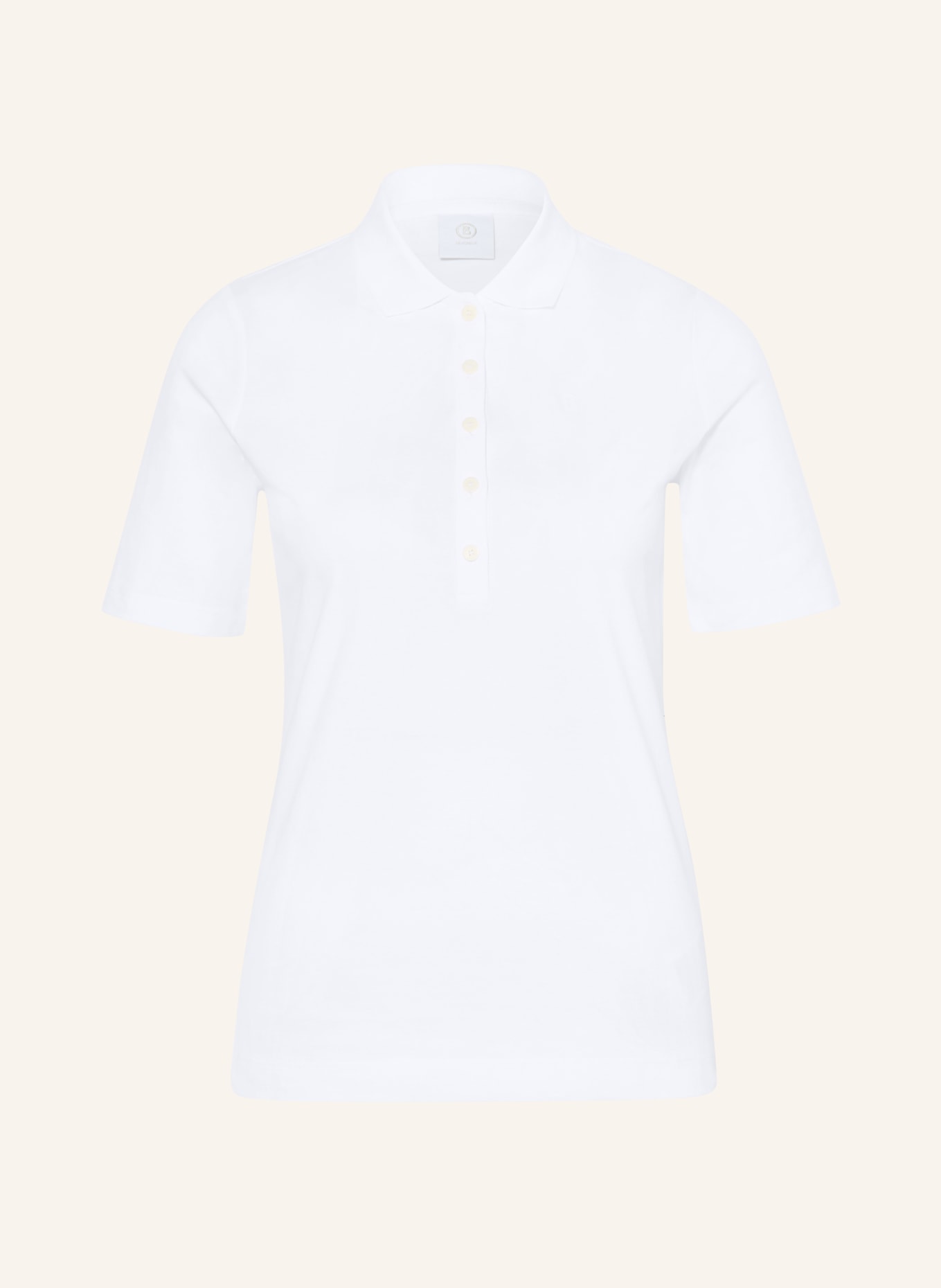 BOGNER Piqué polokošile MALIKA: BÍLÁ