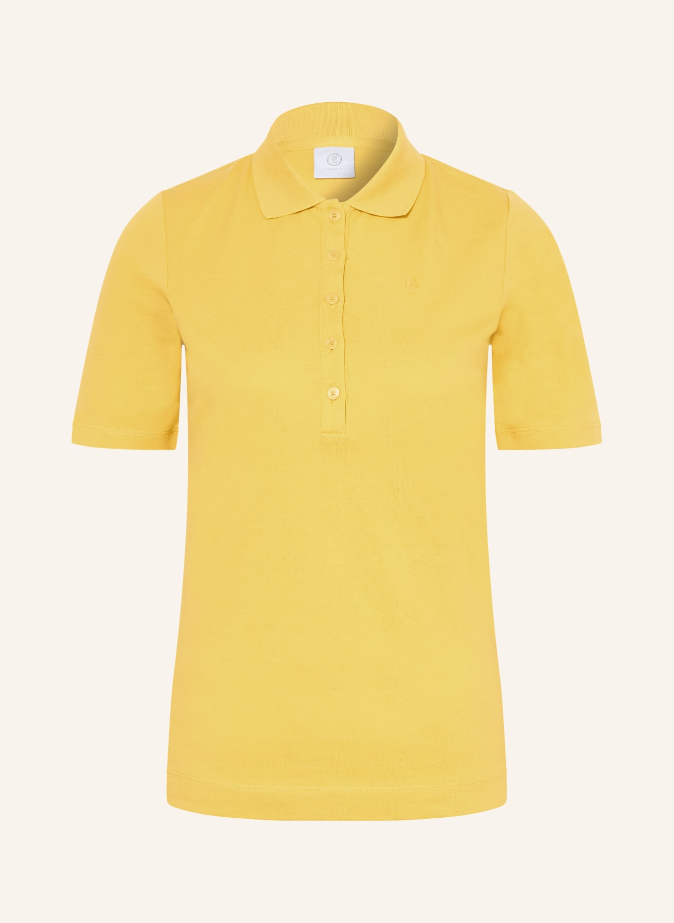 BOGNER Piqué polokošile MALIKA: ŽLUTÁ