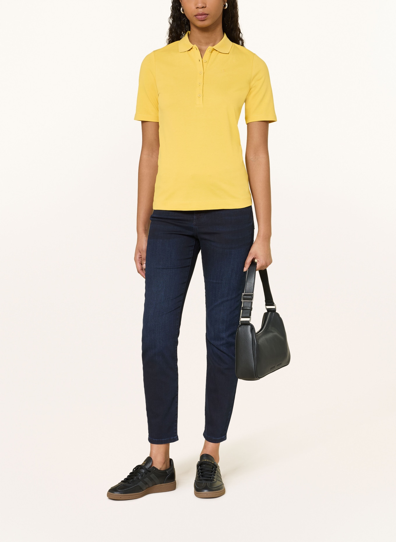 BOGNER Piqué polokošile MALIKA: ŽLUTÁ