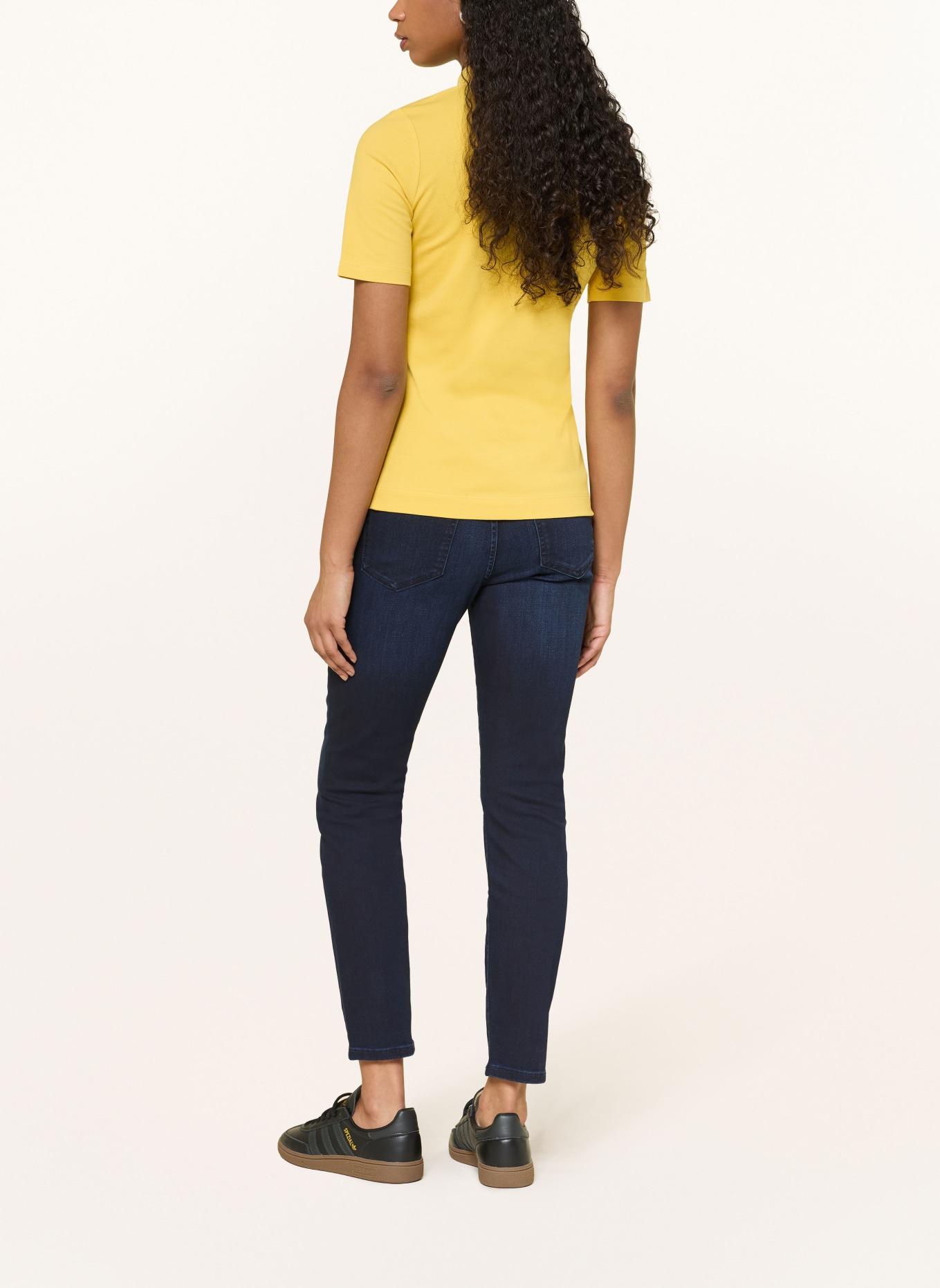 BOGNER Piqué polokošile MALIKA: ŽLUTÁ