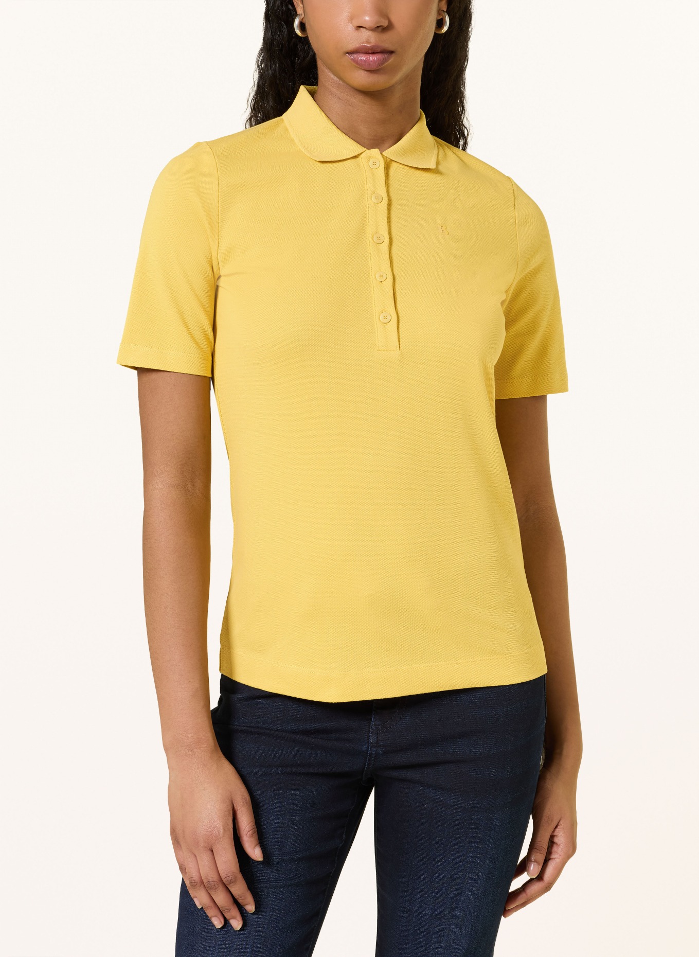 BOGNER Piqué polokošile MALIKA: ŽLUTÁ