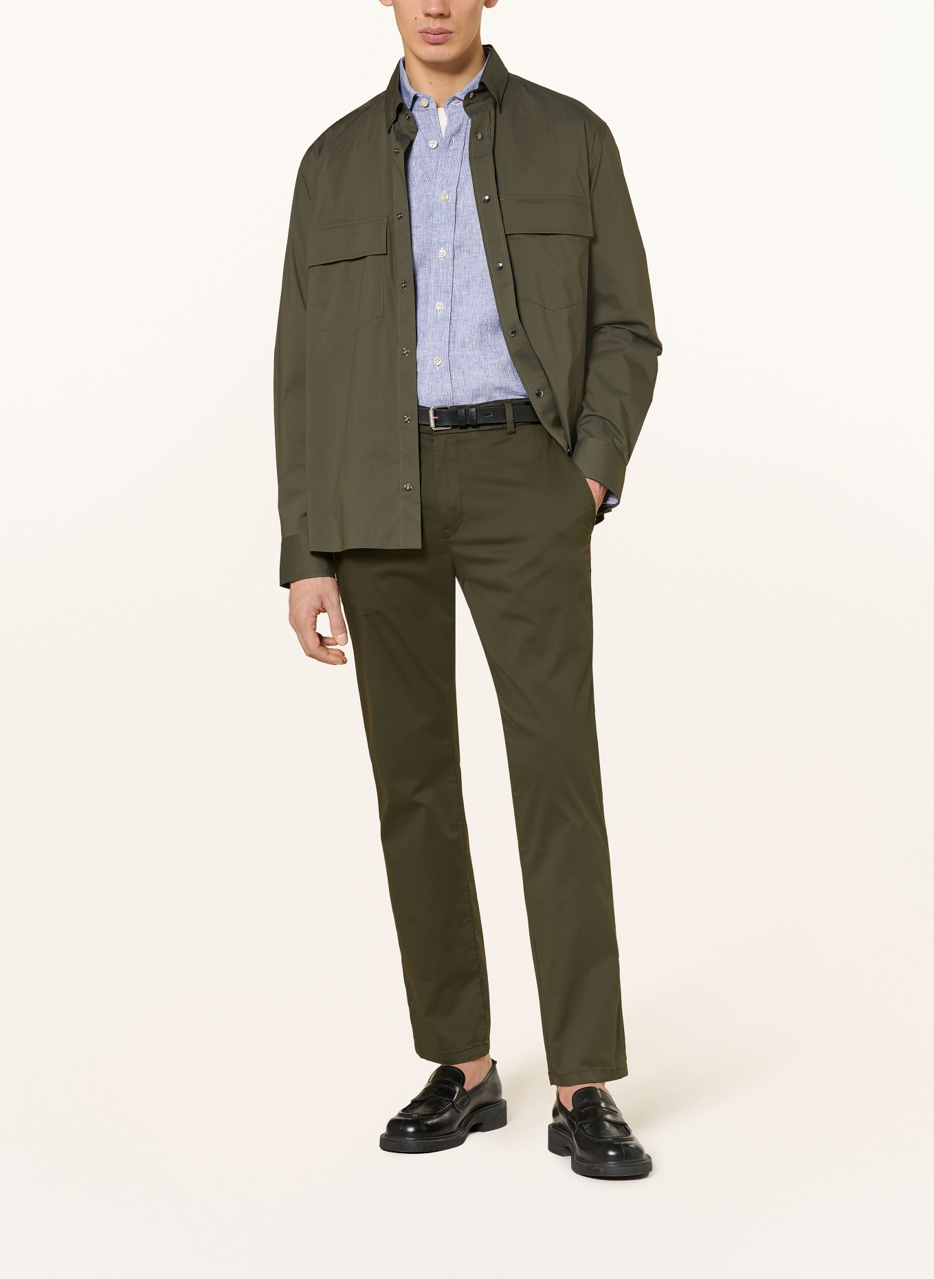 BOGNER Chino RILEY Slim Fit: DUNKELGRÜN