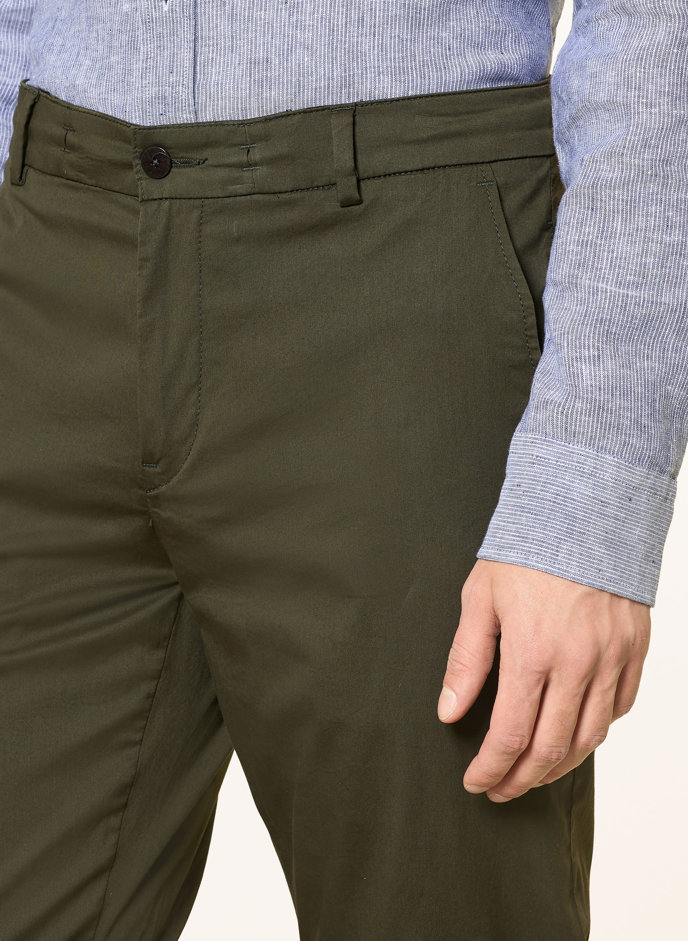BOGNER Chino RILEY Slim Fit: DUNKELGRÜN