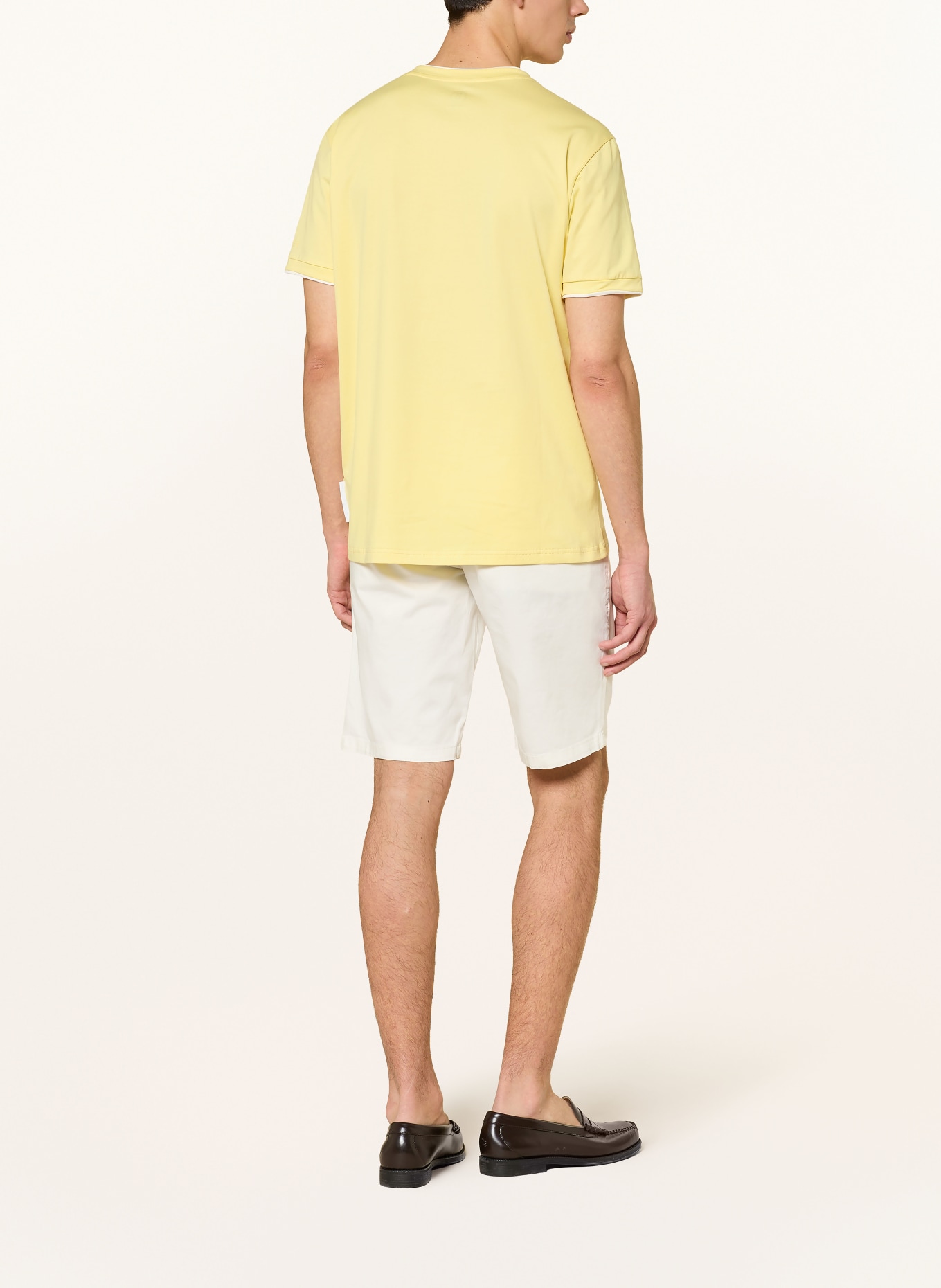 BOGNER T-Shirt RYAN-2: GELB / WEISS