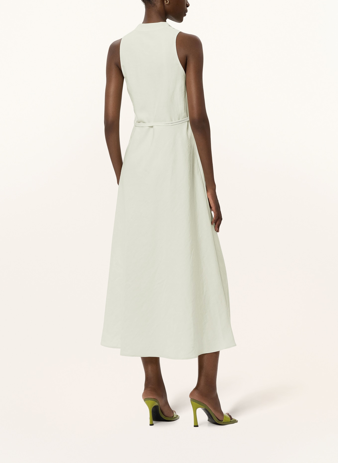 LUISA CERANO Šaty s pruhem: SVĚTLE ZELENÁ