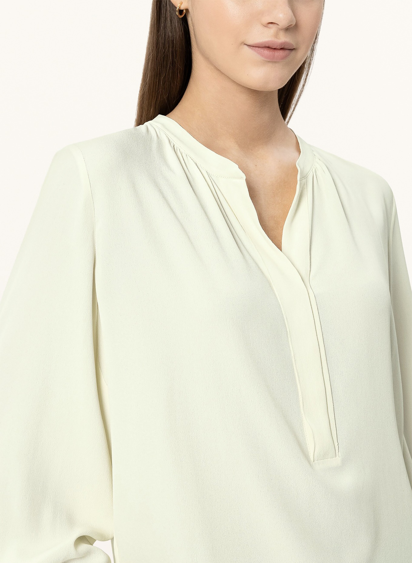 LUISA CERANO Blusenshirt mit Seide: HELLGRÜN