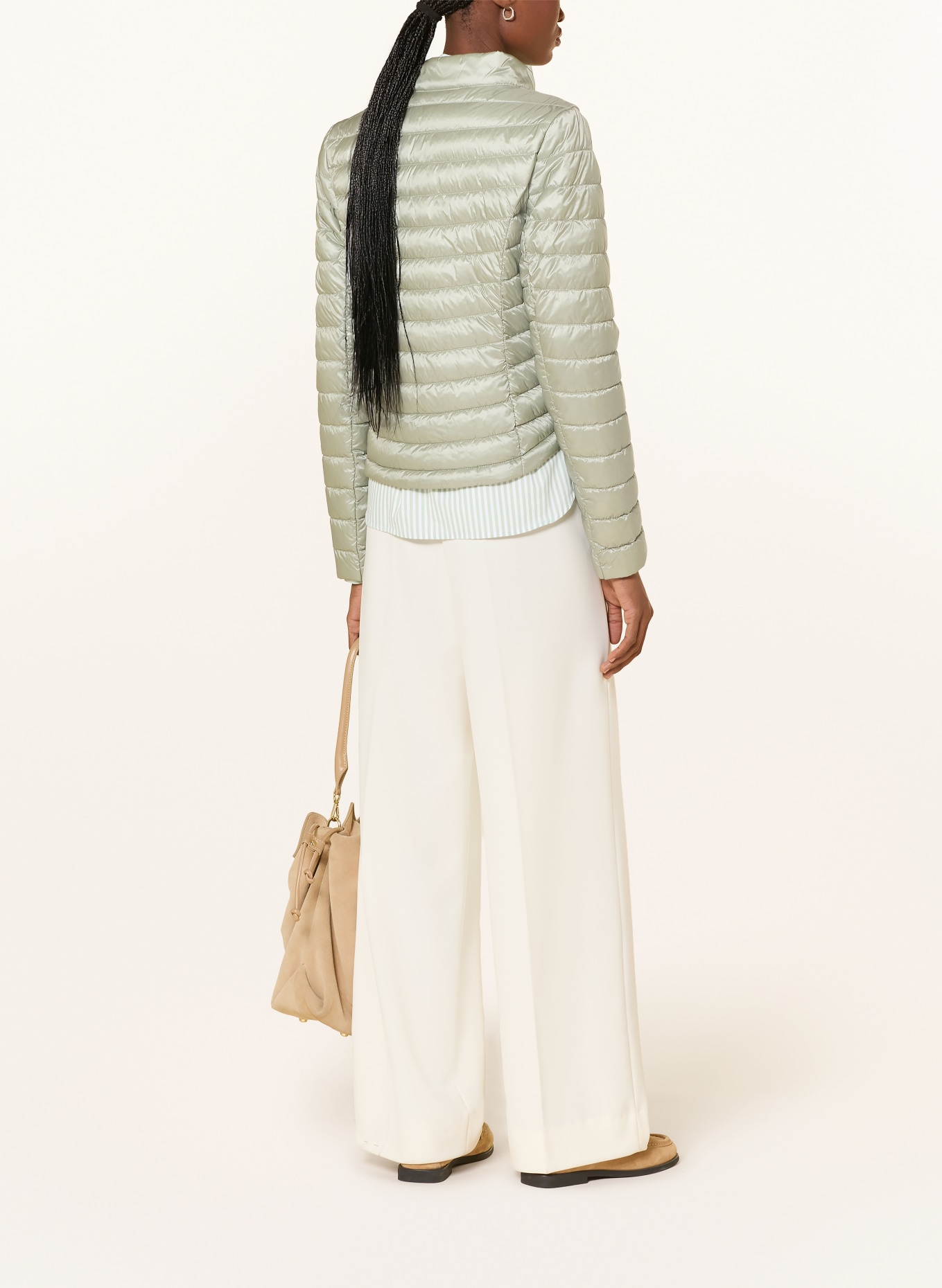 GIL BRET prošívaná bunda: SVĚTLE ZELENÁ