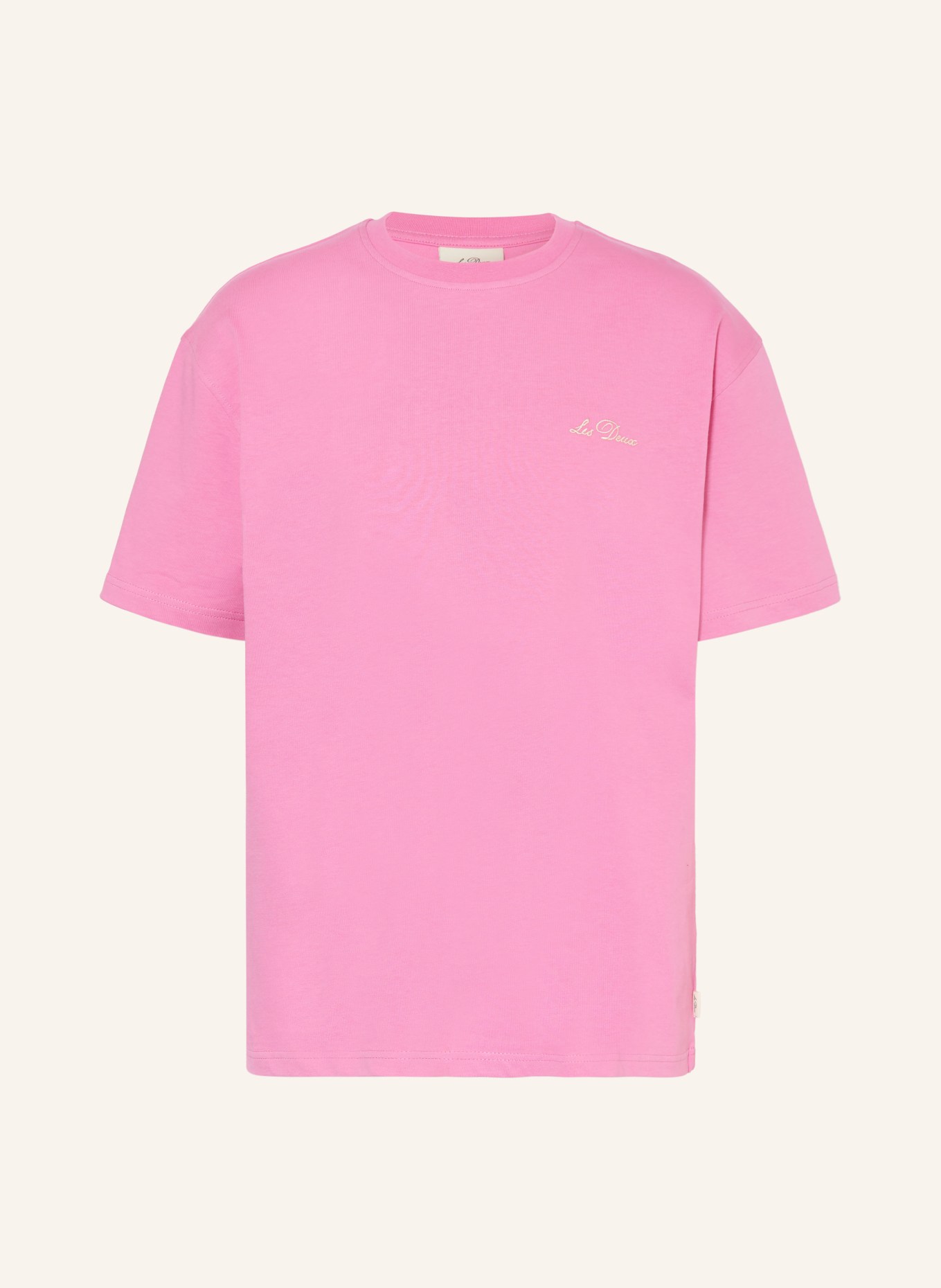 LES DEUX Koszulka CREW: RÓŻOWY