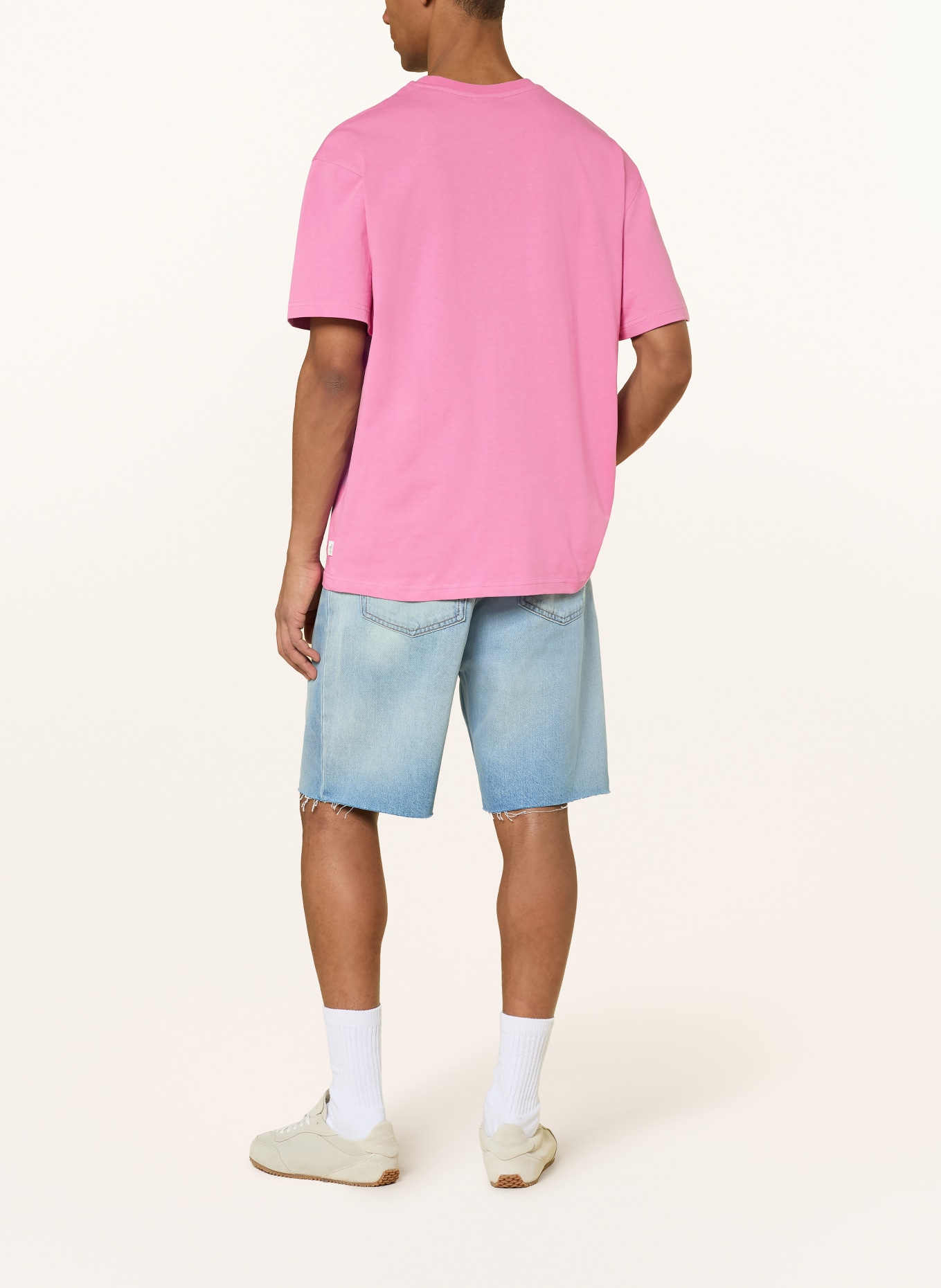 LES DEUX Koszulka CREW: RÓŻOWY