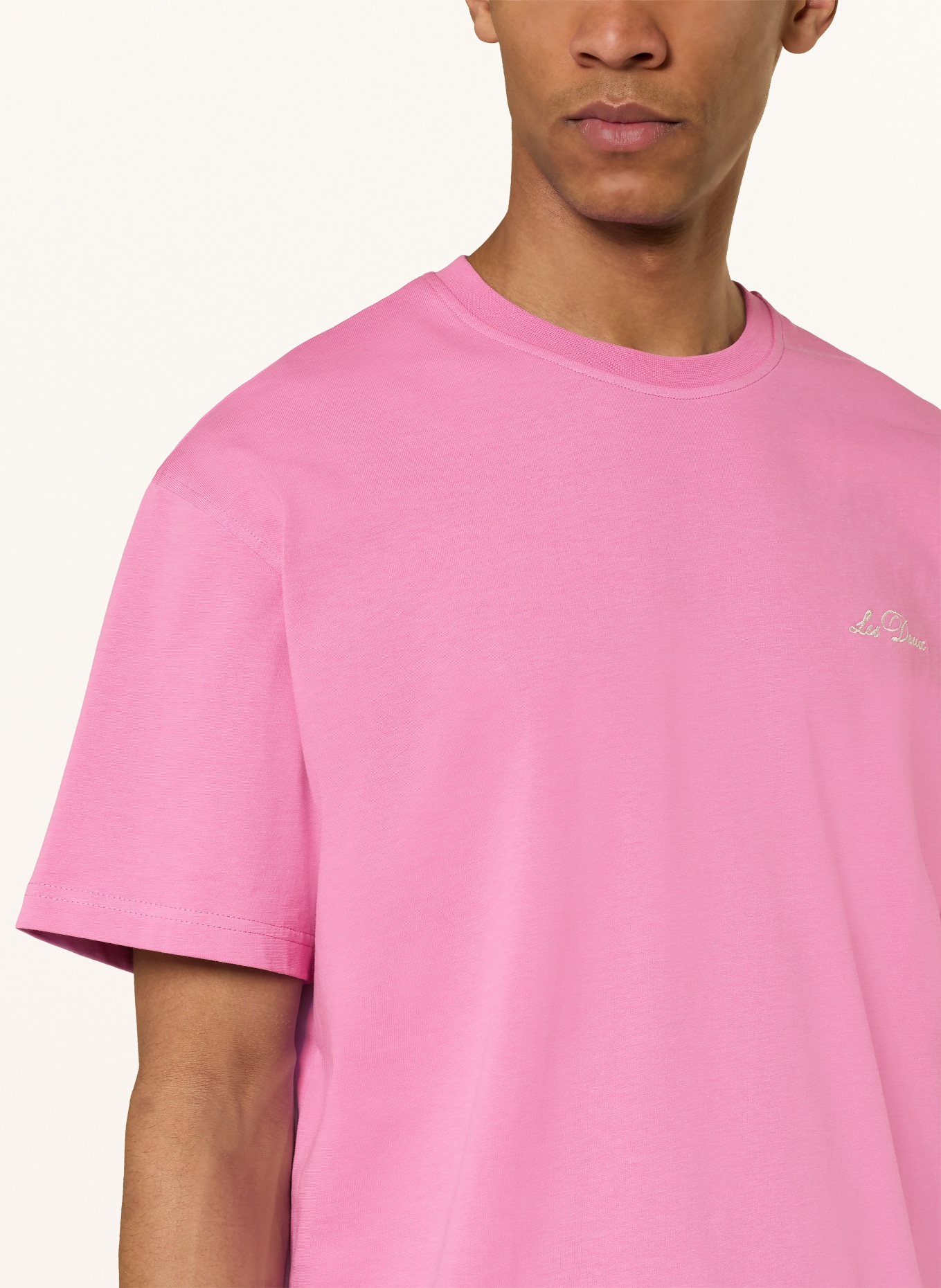 LES DEUX Koszulka CREW: RÓŻOWY