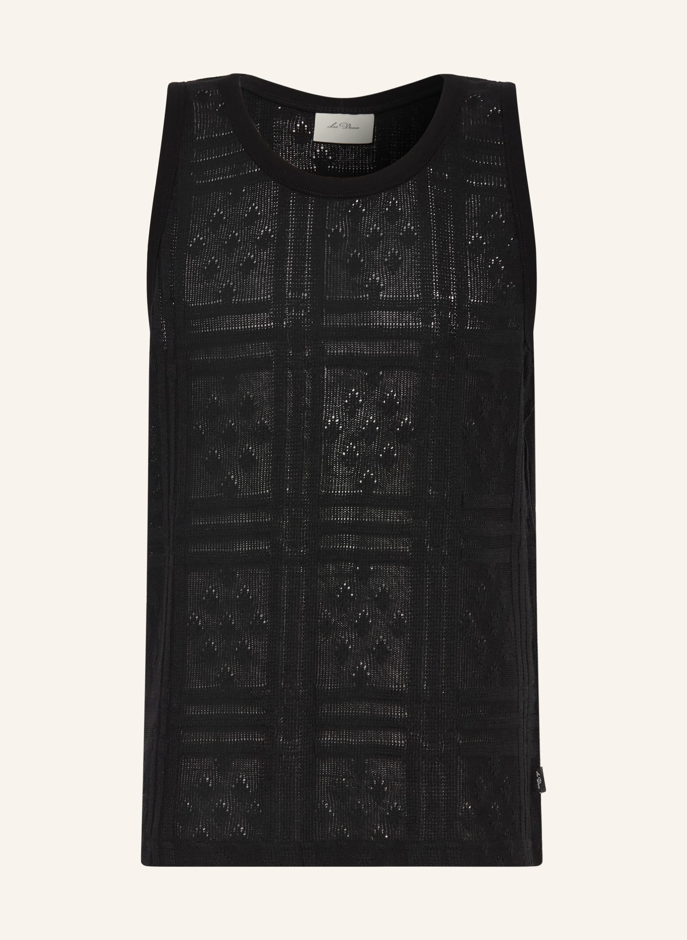 LES DEUX Tanktop HUXLEY: SCHWARZ