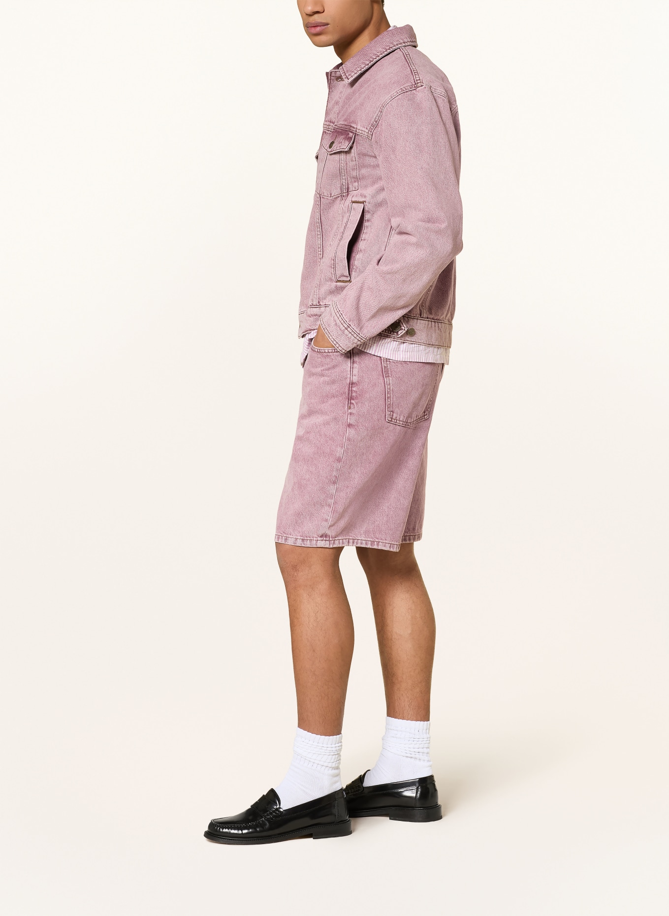 LES DEUX Szorty jeansowe RYDER: LILA