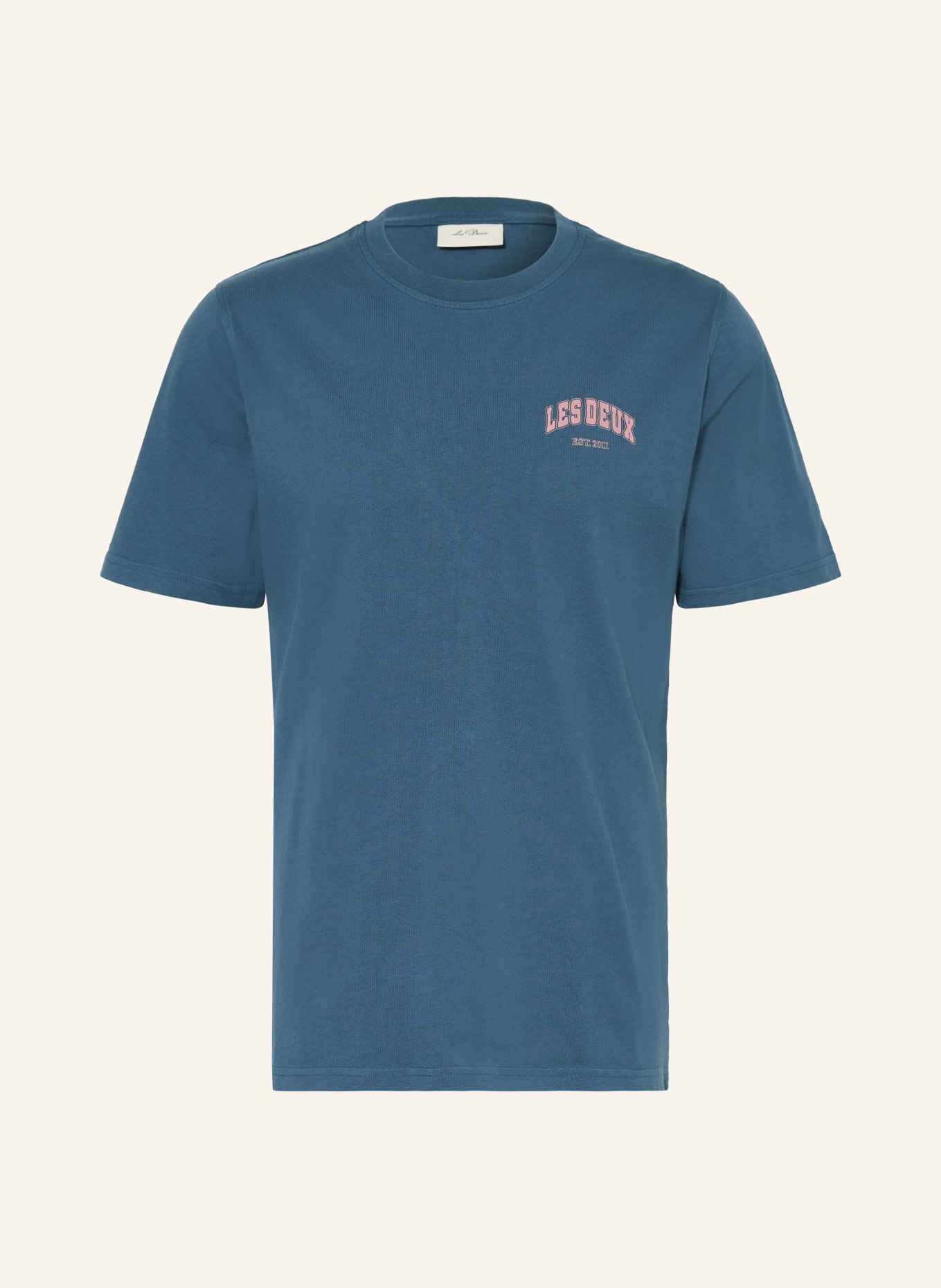 LES DEUX T-Shirt BRADY: BLAU