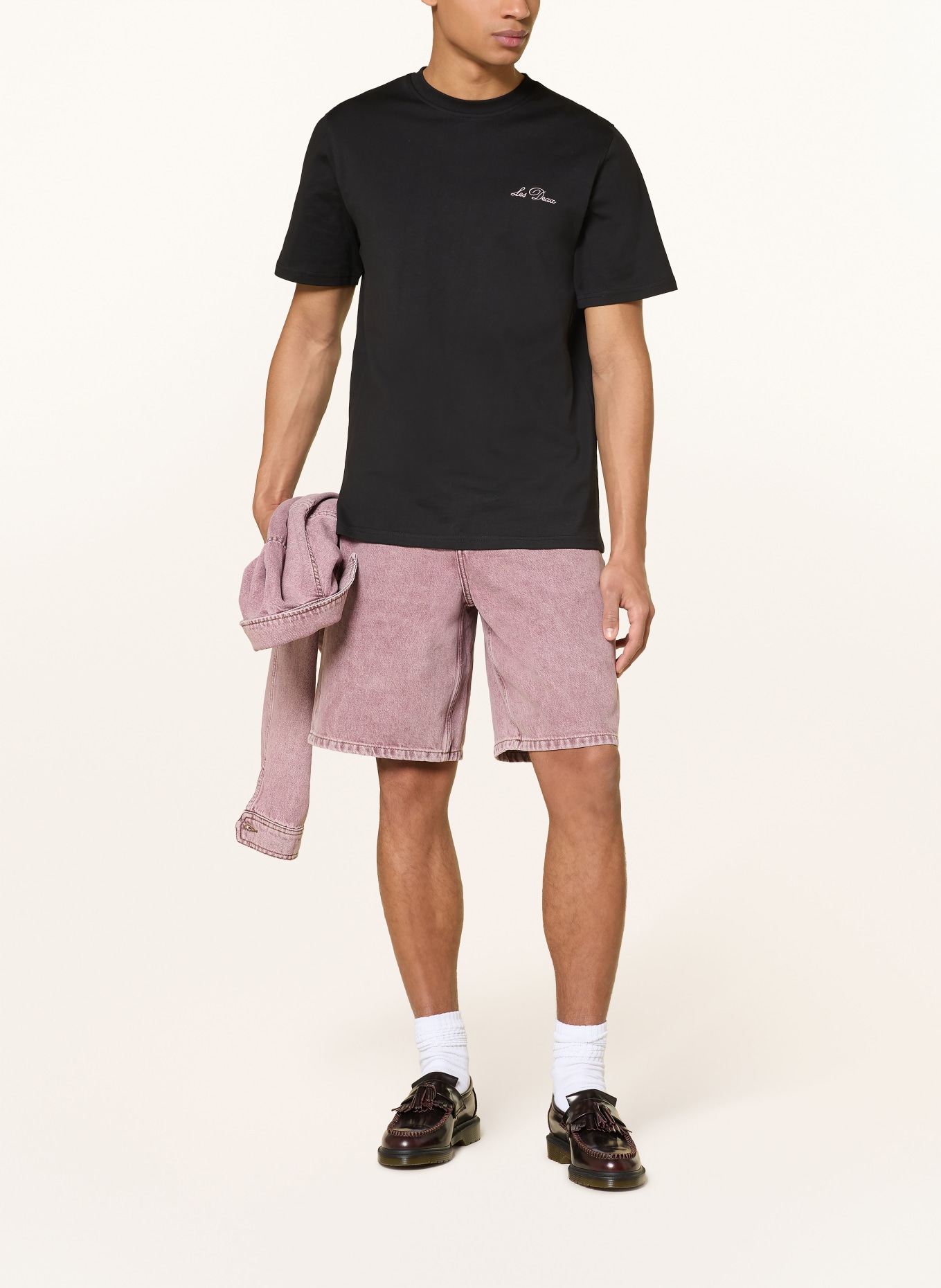 LES DEUX WILD FLOWER T-shirt: BLACK