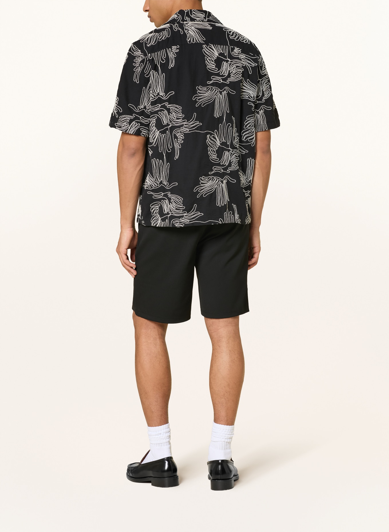 LES DEUX Chinoshorts: SCHWARZ