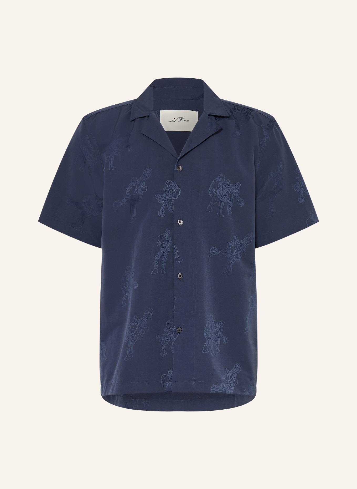 LES DEUX Resorthemd LESLEY Comfort Fit: DUNKELBLAU