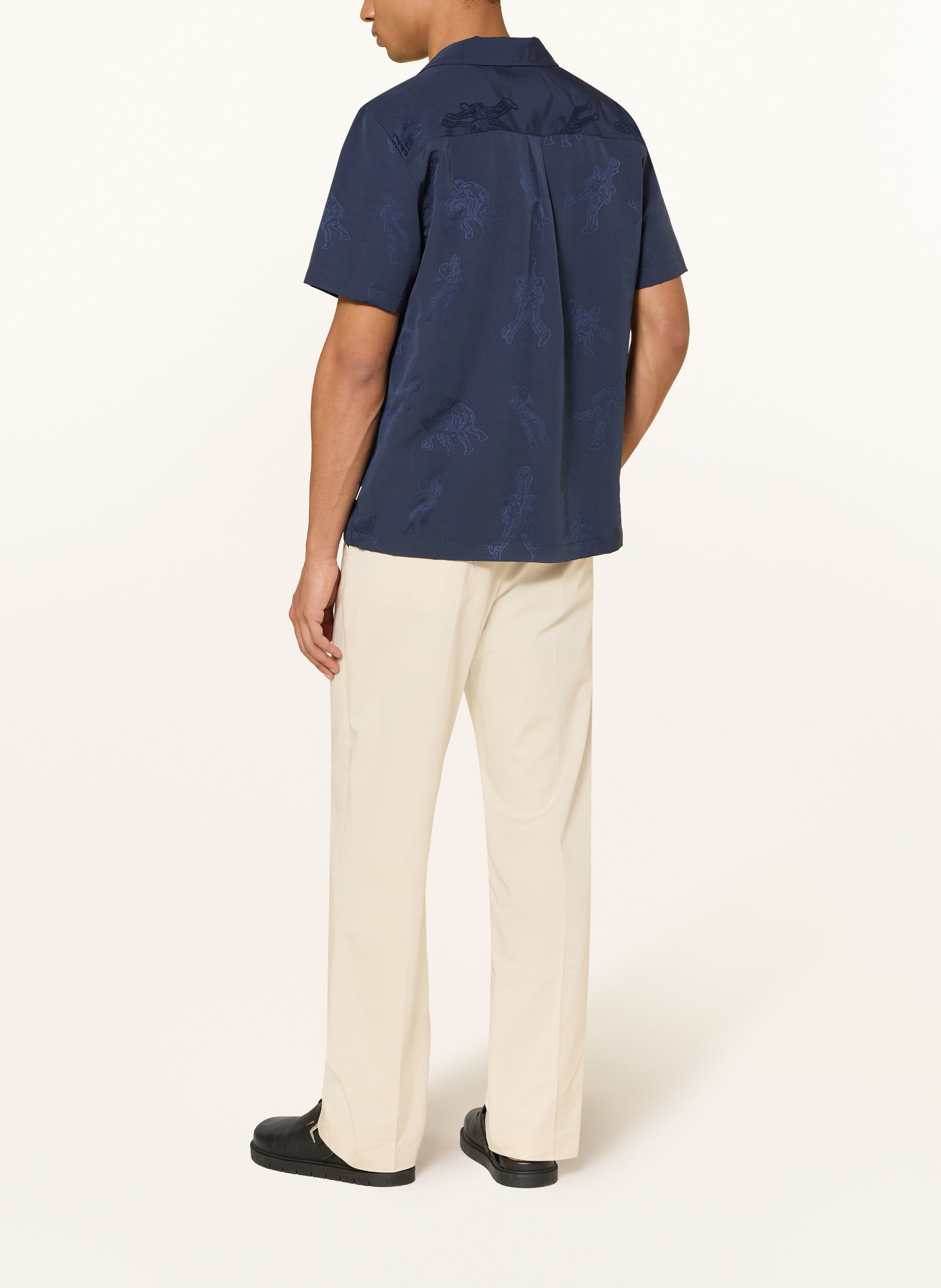 LES DEUX Resorthemd LESLEY Comfort Fit: DUNKELBLAU