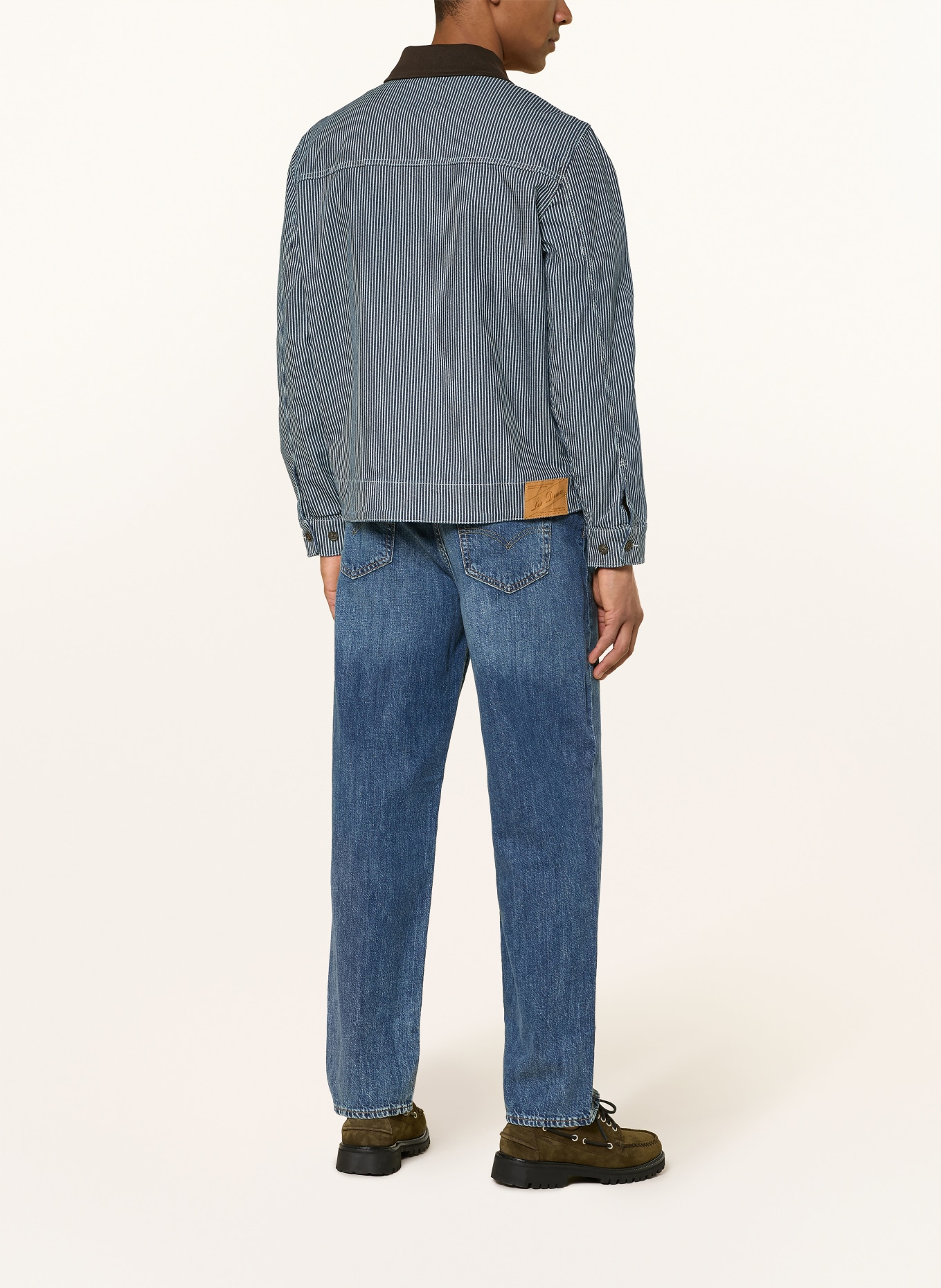 LES DEUX Džínová bunda ROBERT: 460 Dark Navy