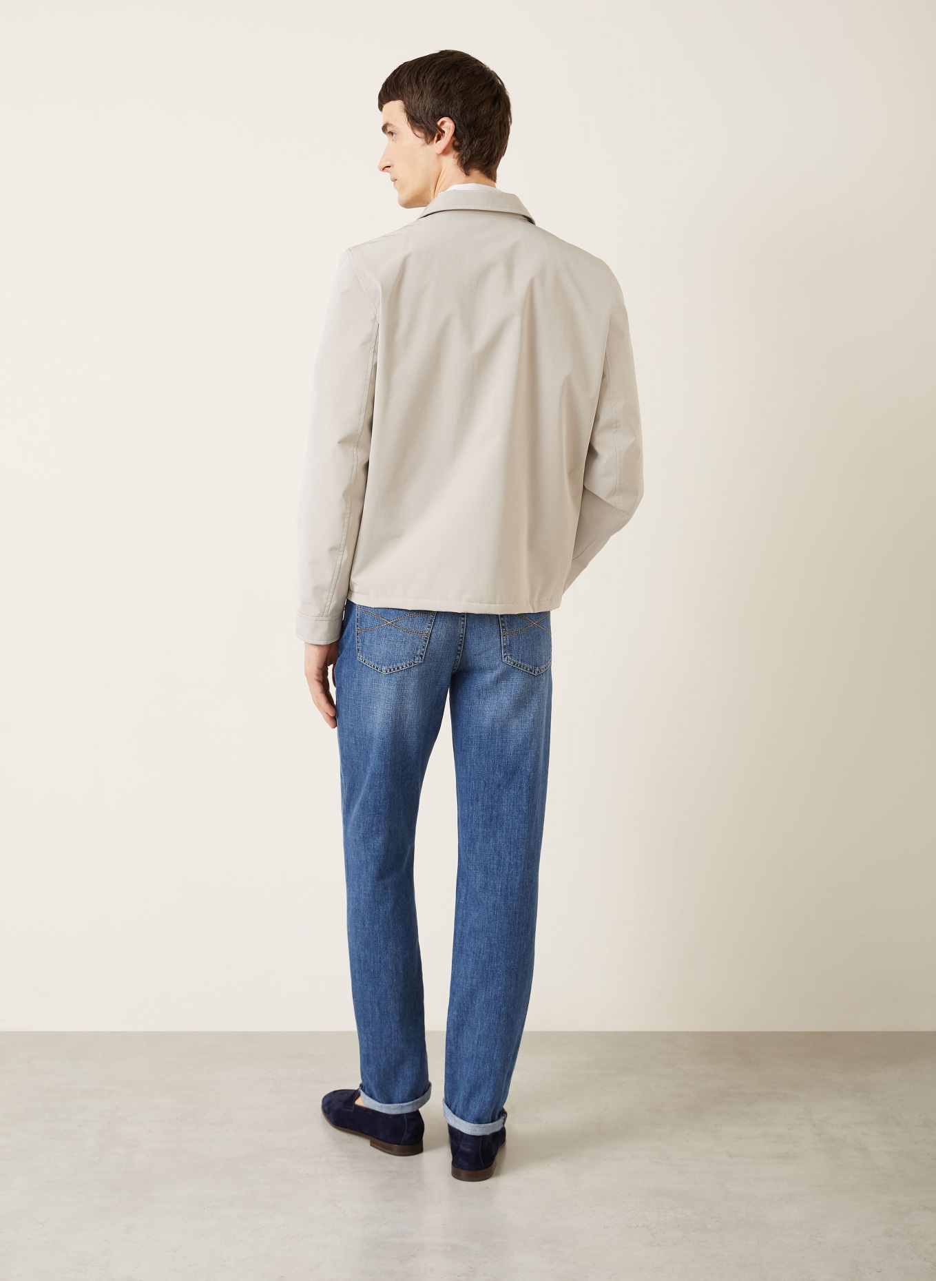 BRUNELLO CUCINELLI Jeans Traditional Fit: C1471 DENIM MEDIO OLD