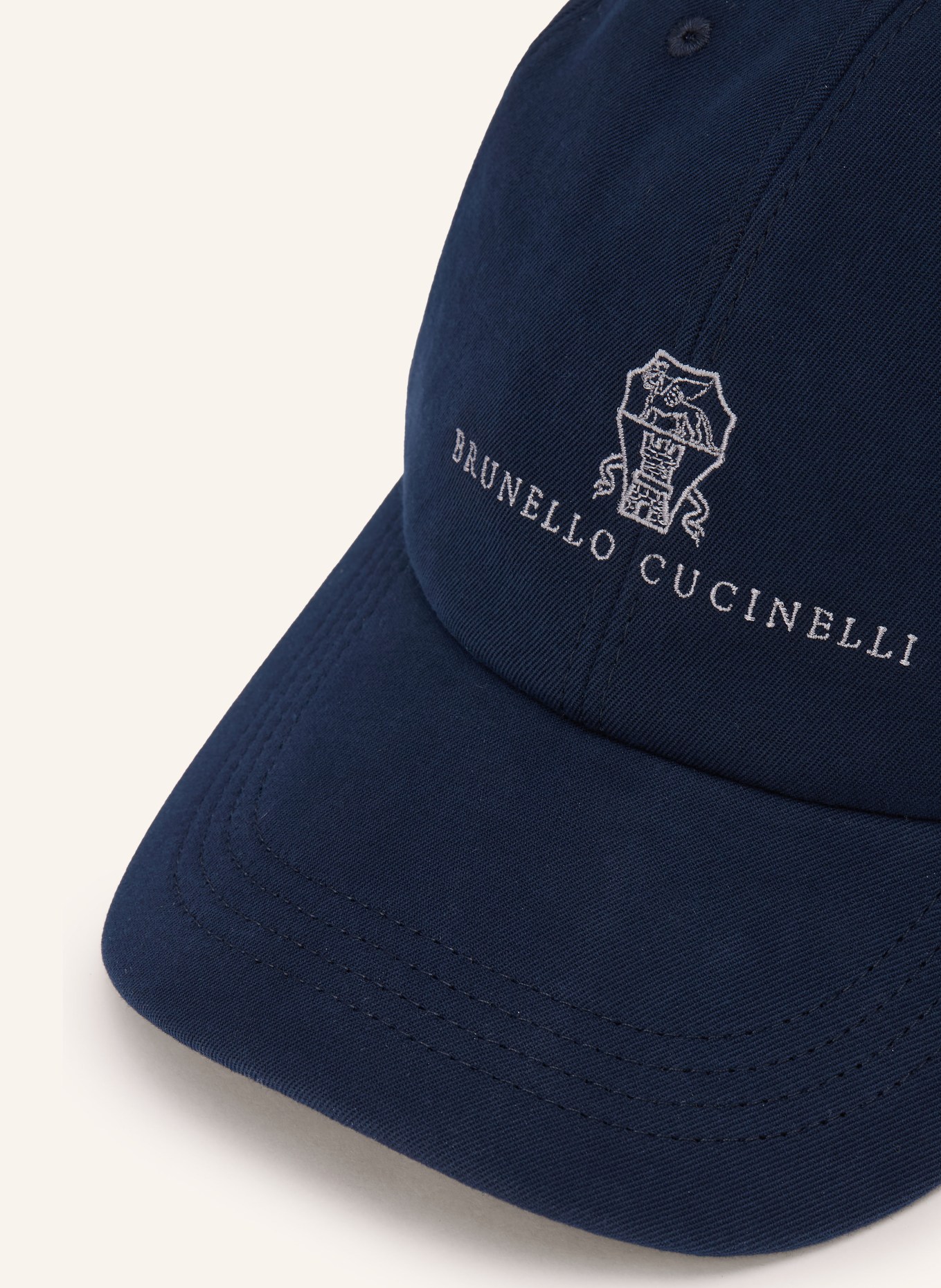 BRUNELLO CUCINELLI cap: DARK BLUE