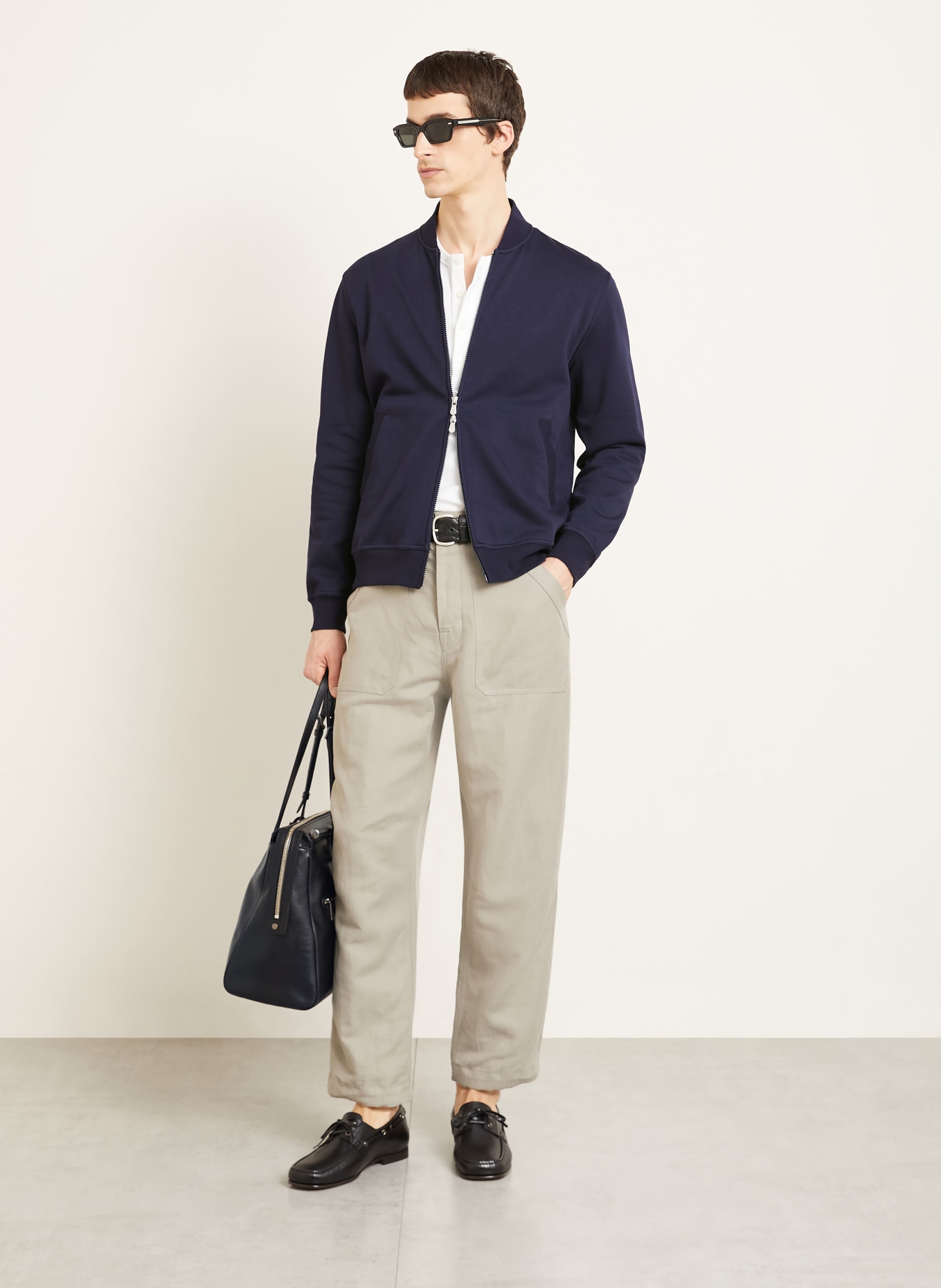 BRUNELLO CUCINELLI Sweatjacke: DUNKELBLAU