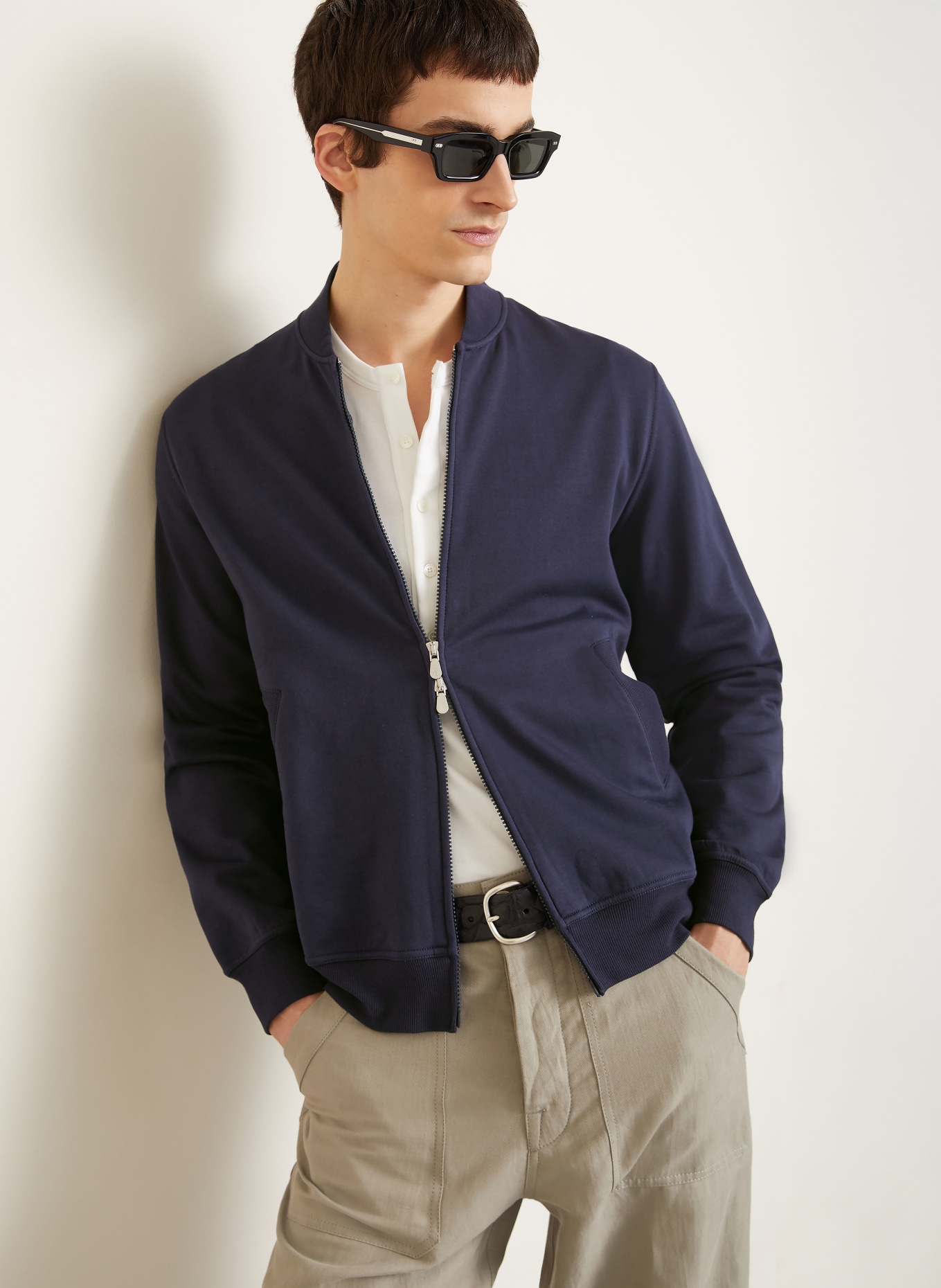 BRUNELLO CUCINELLI Sweatjacke: DUNKELBLAU