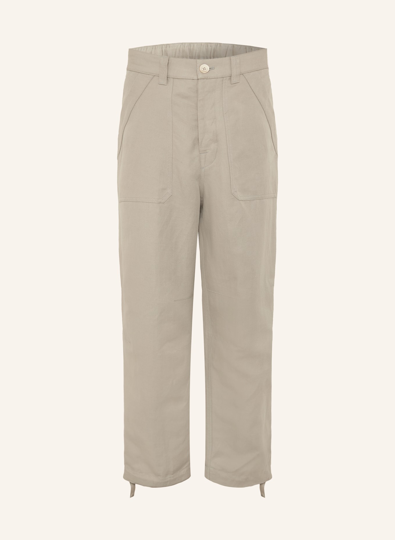 BRUNELLO CUCINELLI Regular fit chino pants: KHAKI