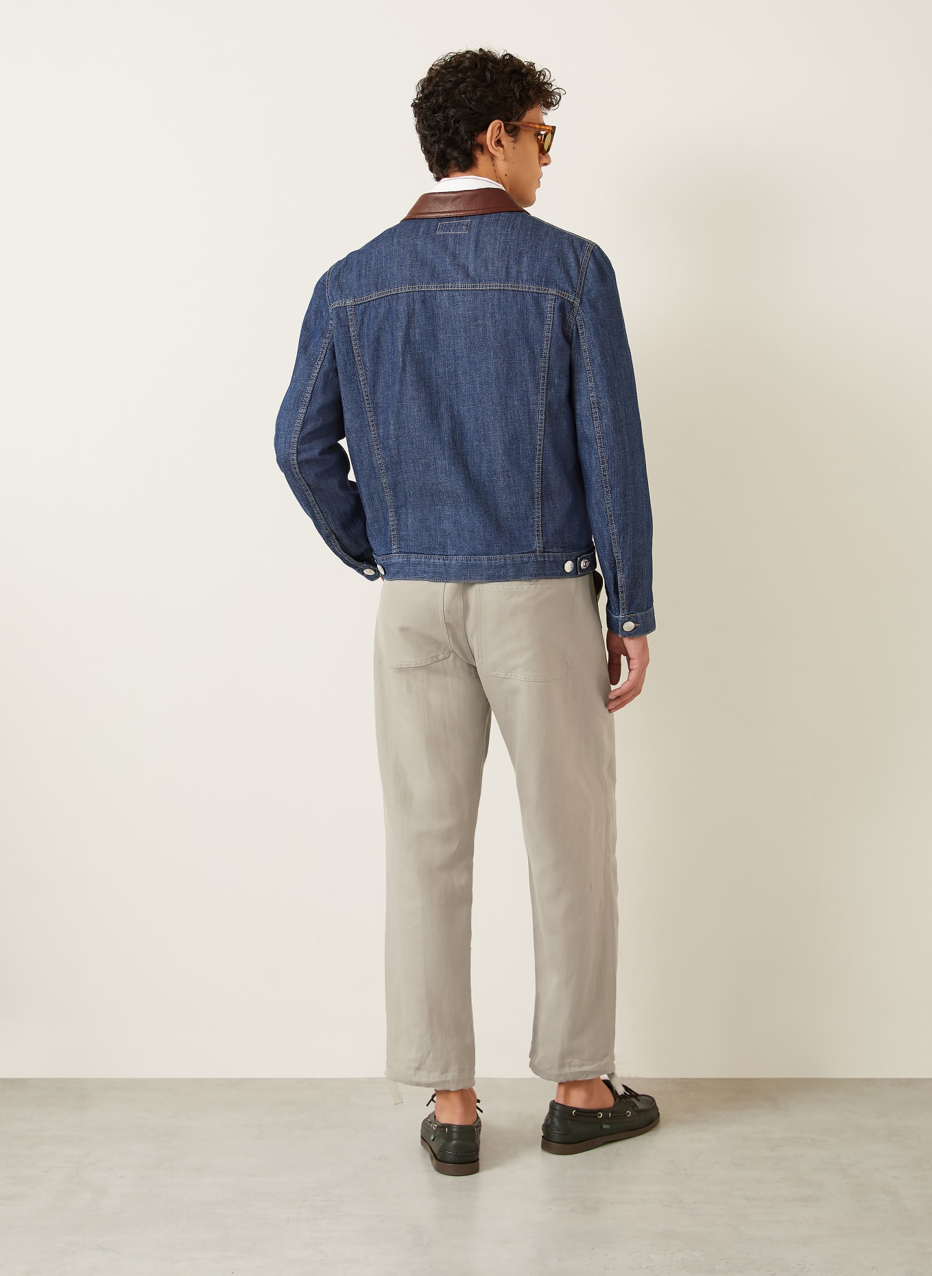 BRUNELLO CUCINELLI Regular fit chino pants: KHAKI