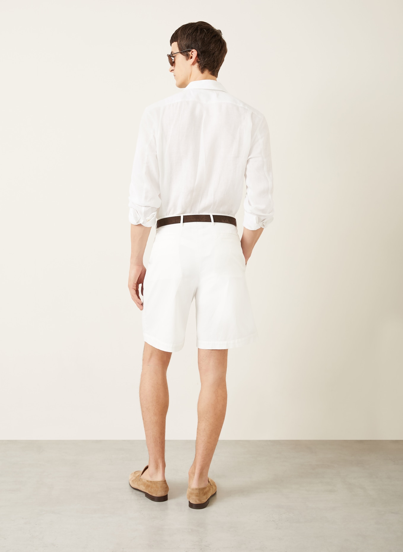 BRUNELLO CUCINELLI Chinoshorts: WEISS