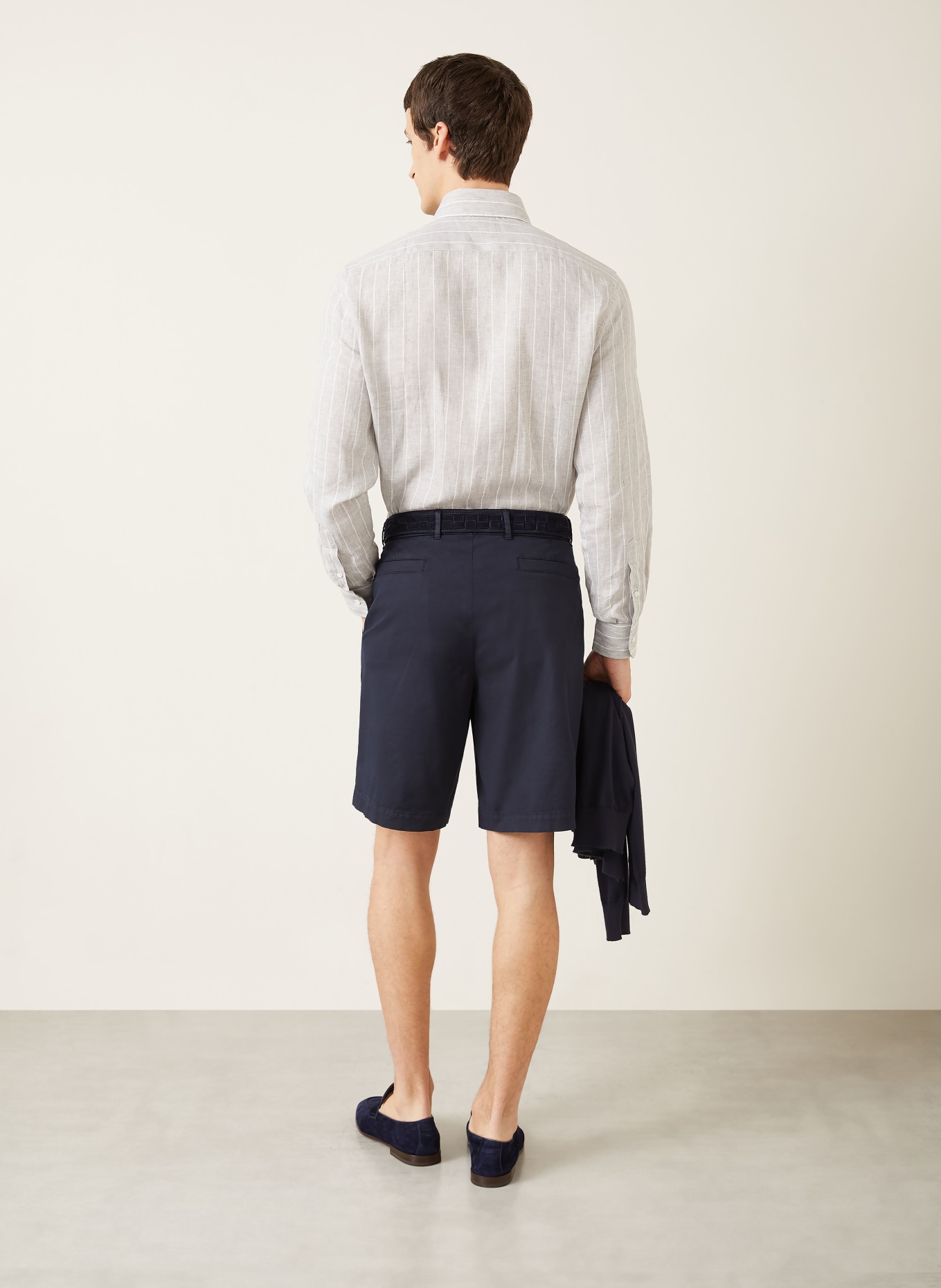 BRUNELLO CUCINELLI Chinoshorts: DUNKELBLAU