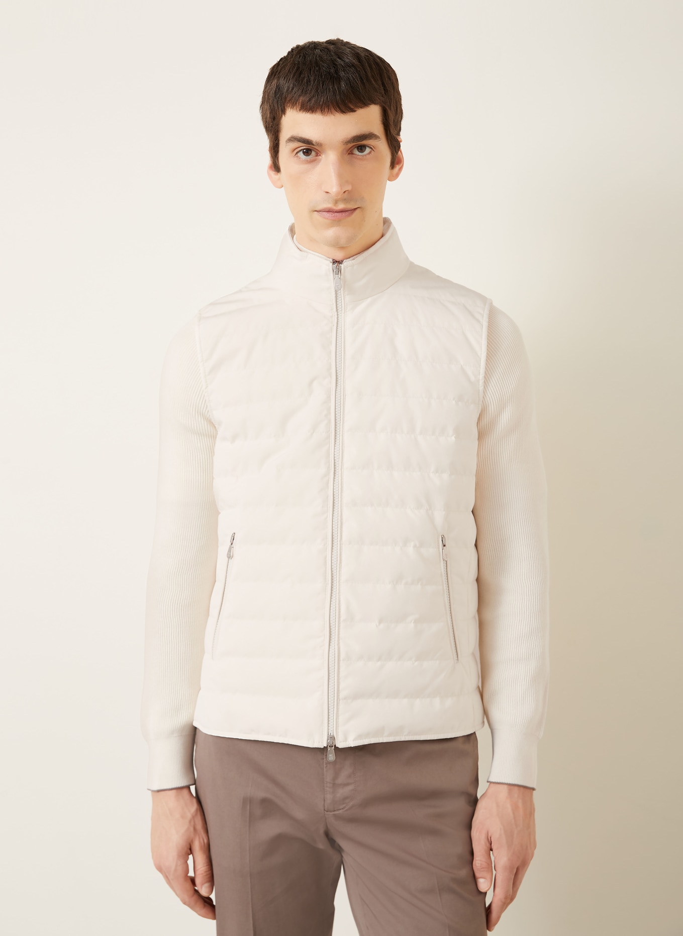 BRUNELLO CUCINELLI Daunenweste: WEISS