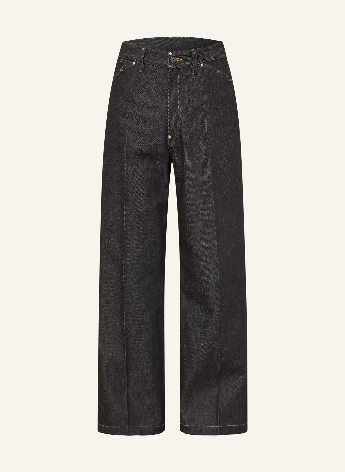 LEMAIRE Regular fit jeans with rivets: BK965 SLATE