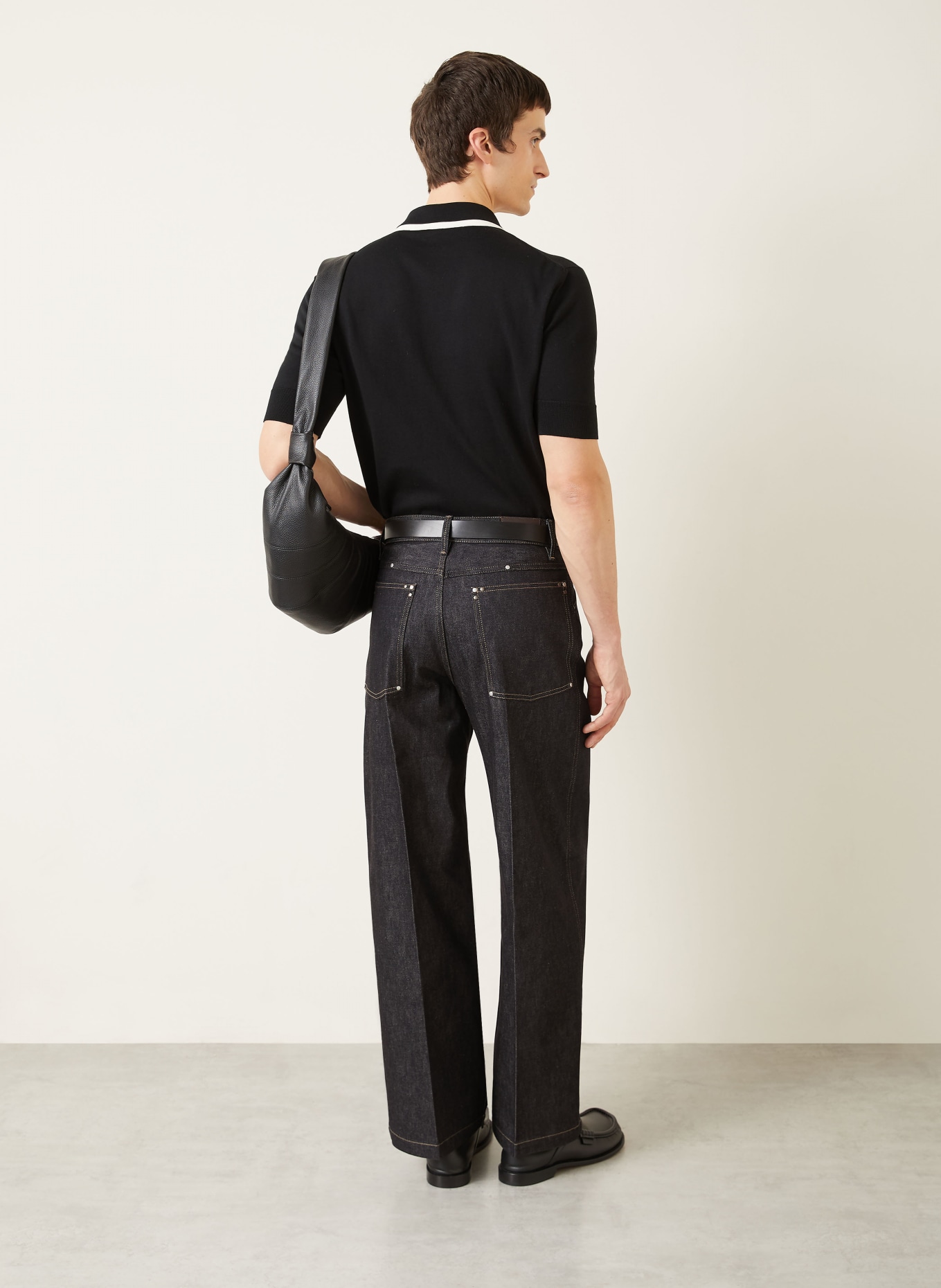 LEMAIRE Regular fit jeans with rivets: BK965 SLATE