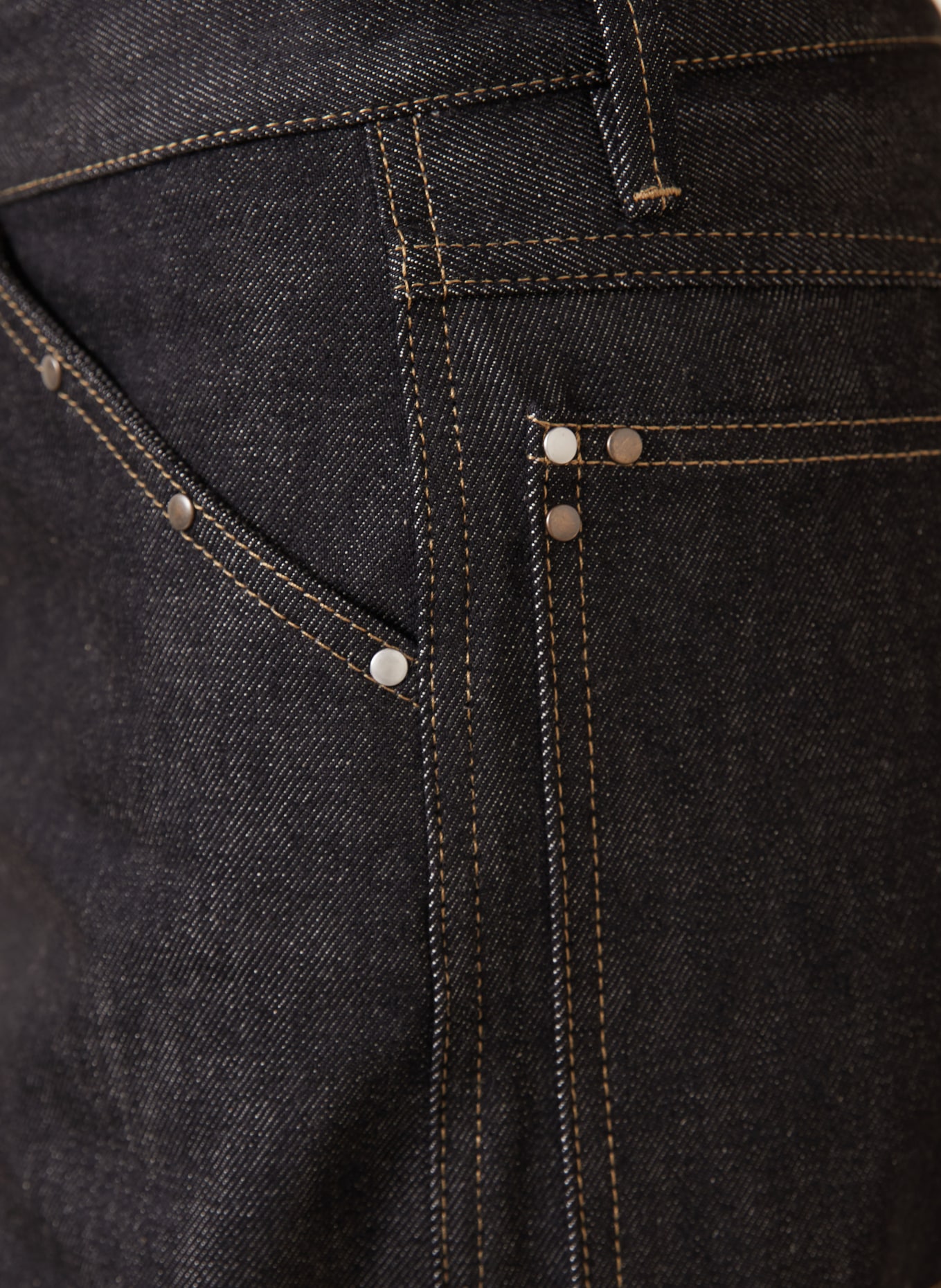 LEMAIRE Regular fit jeans with rivets: BK965 SLATE