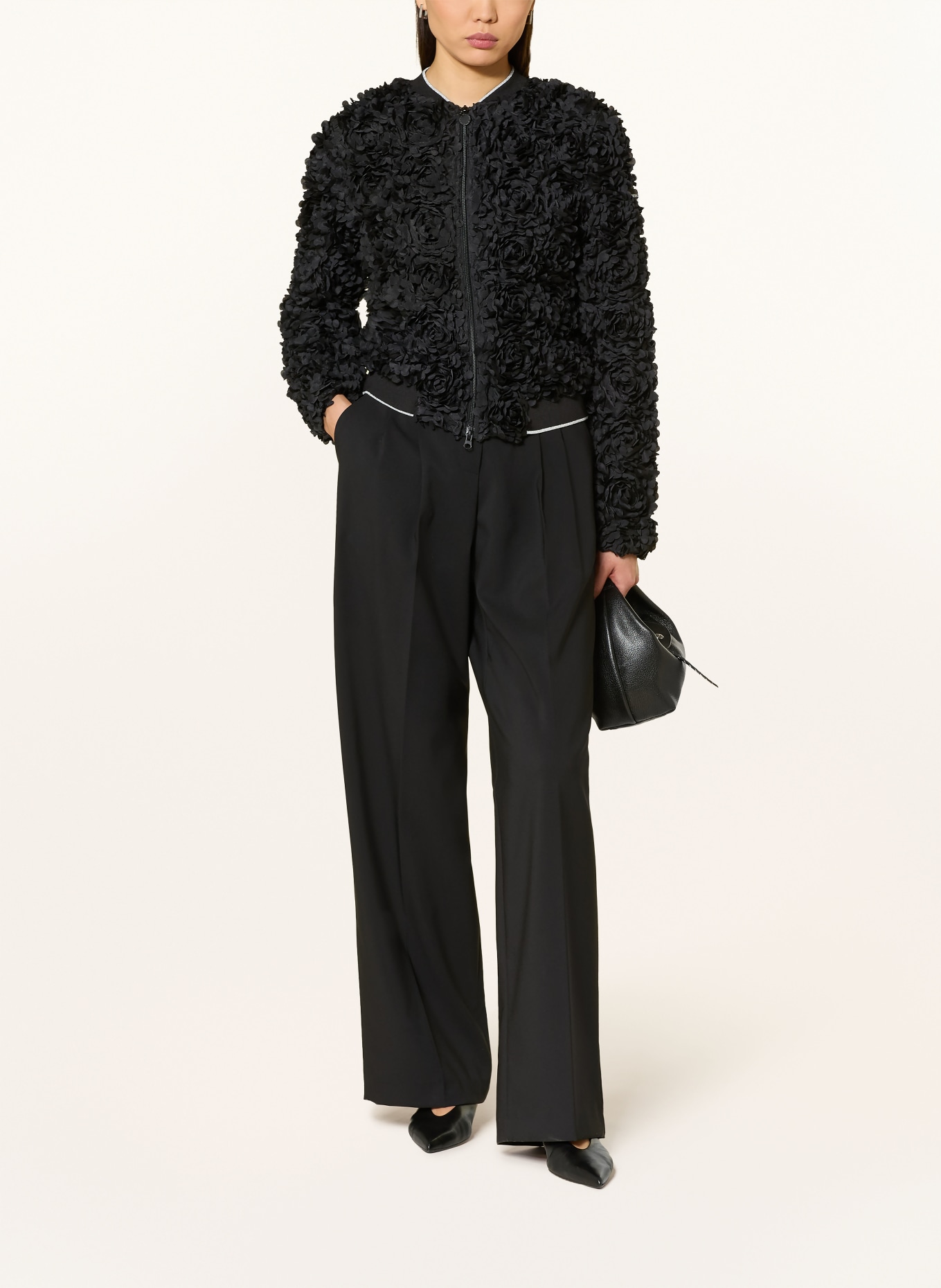 FRIEDA & FREDDIES JADE jacket with sequins: BLACK