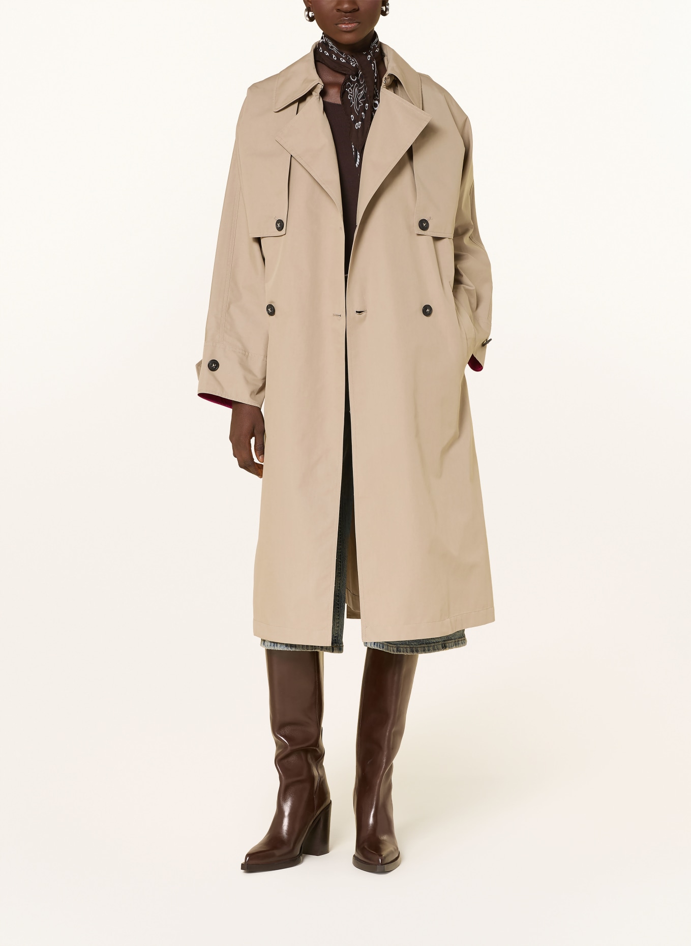 BLONDE No.8 Trenchcoat BEA: BÉŽOVÁ