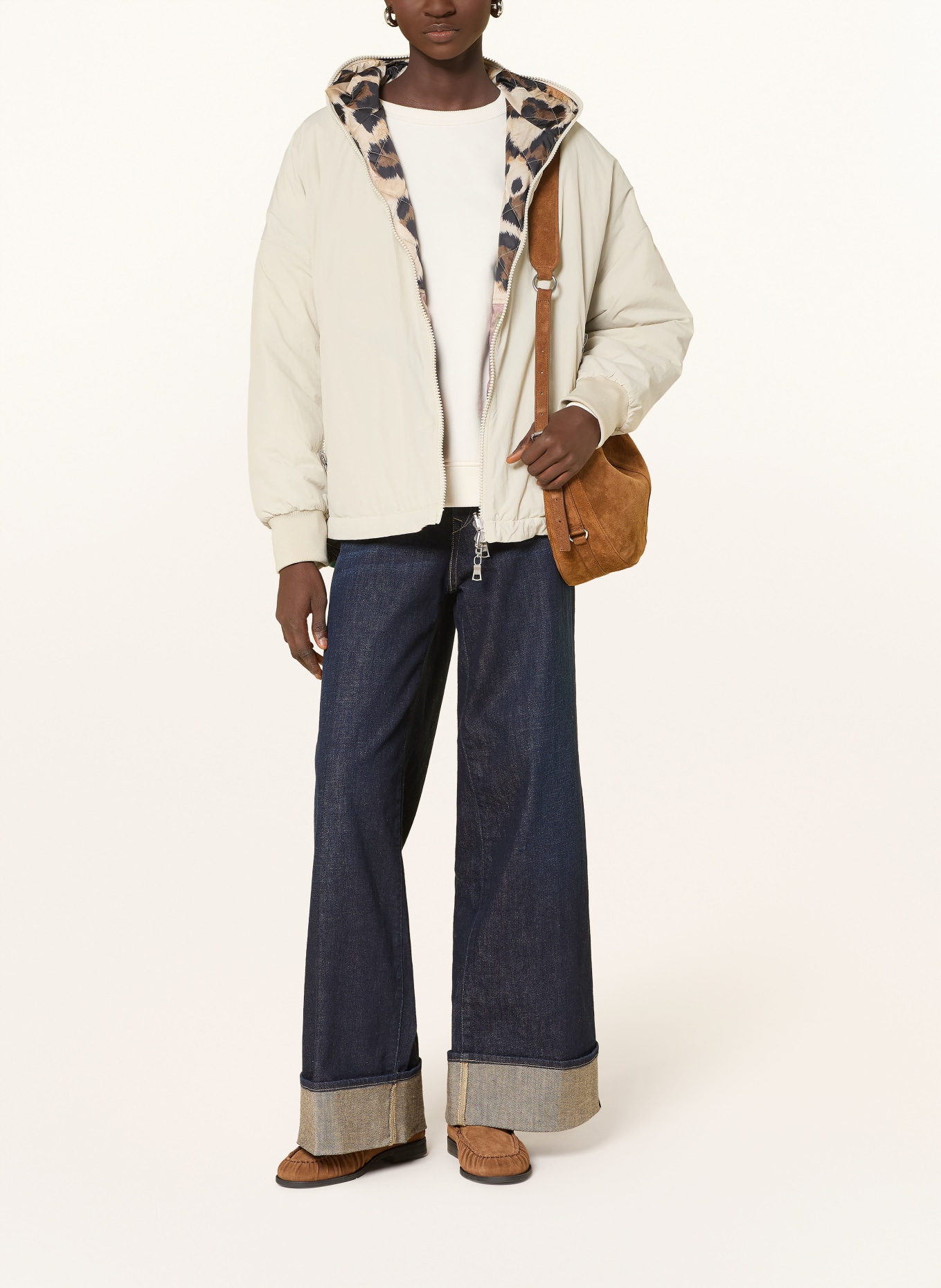 No.1 Como Oboustranná prošívaná bunda CHIO: BÉŽOVÁ / ČERVENÁ / ZELENÁ