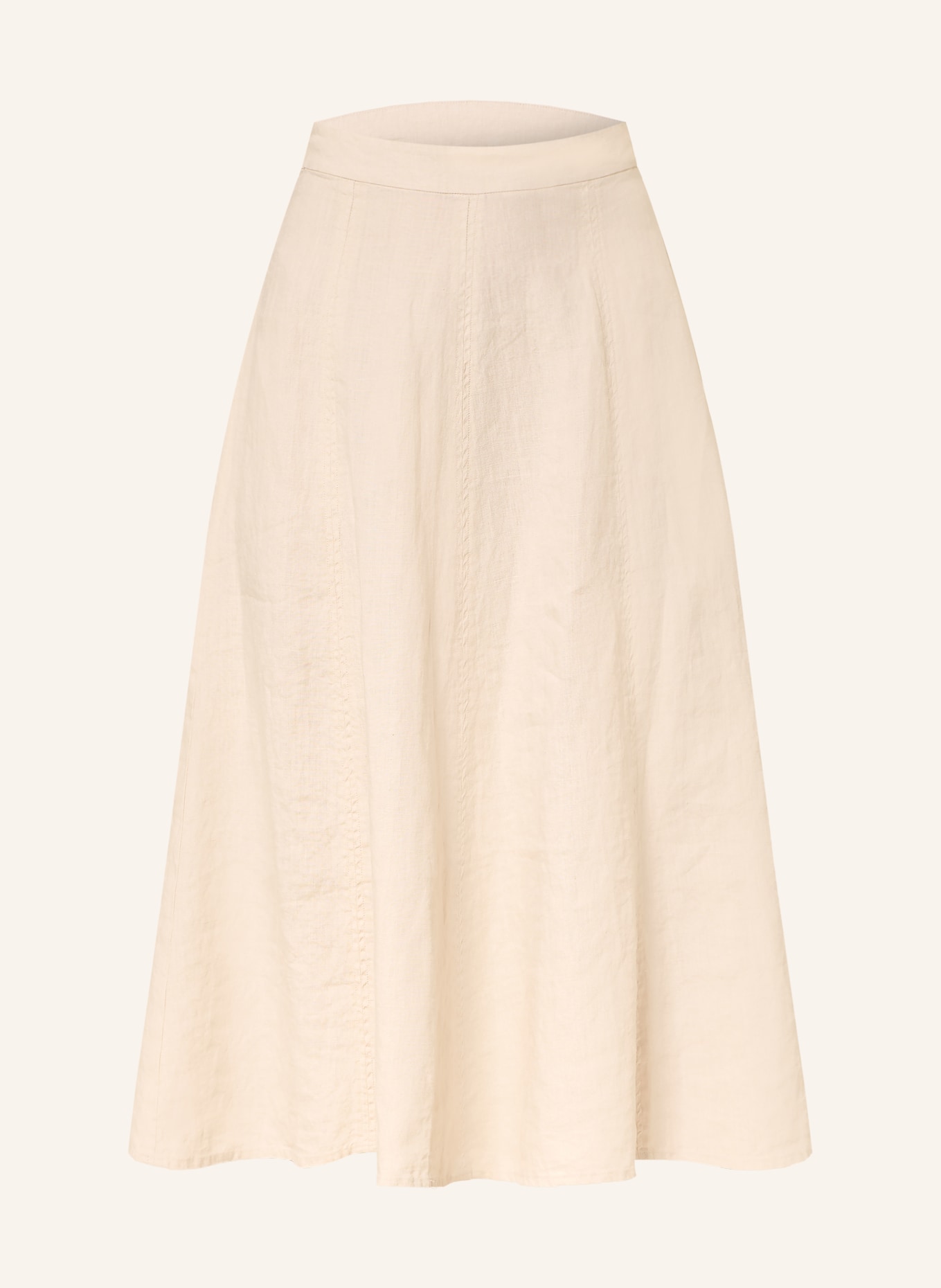 (THE MERCER) N.Y. linen skirt: BEIGE