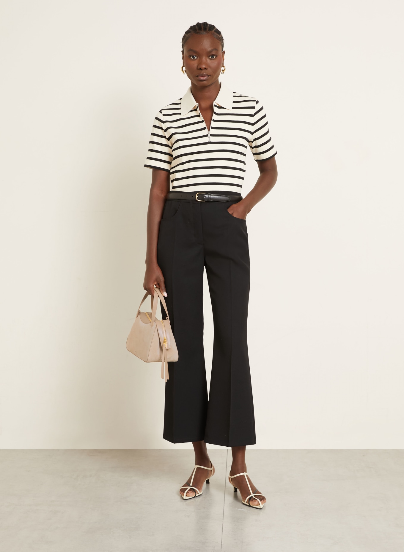 JIL SANDER Handtasche DUNE: HELLBRAUN